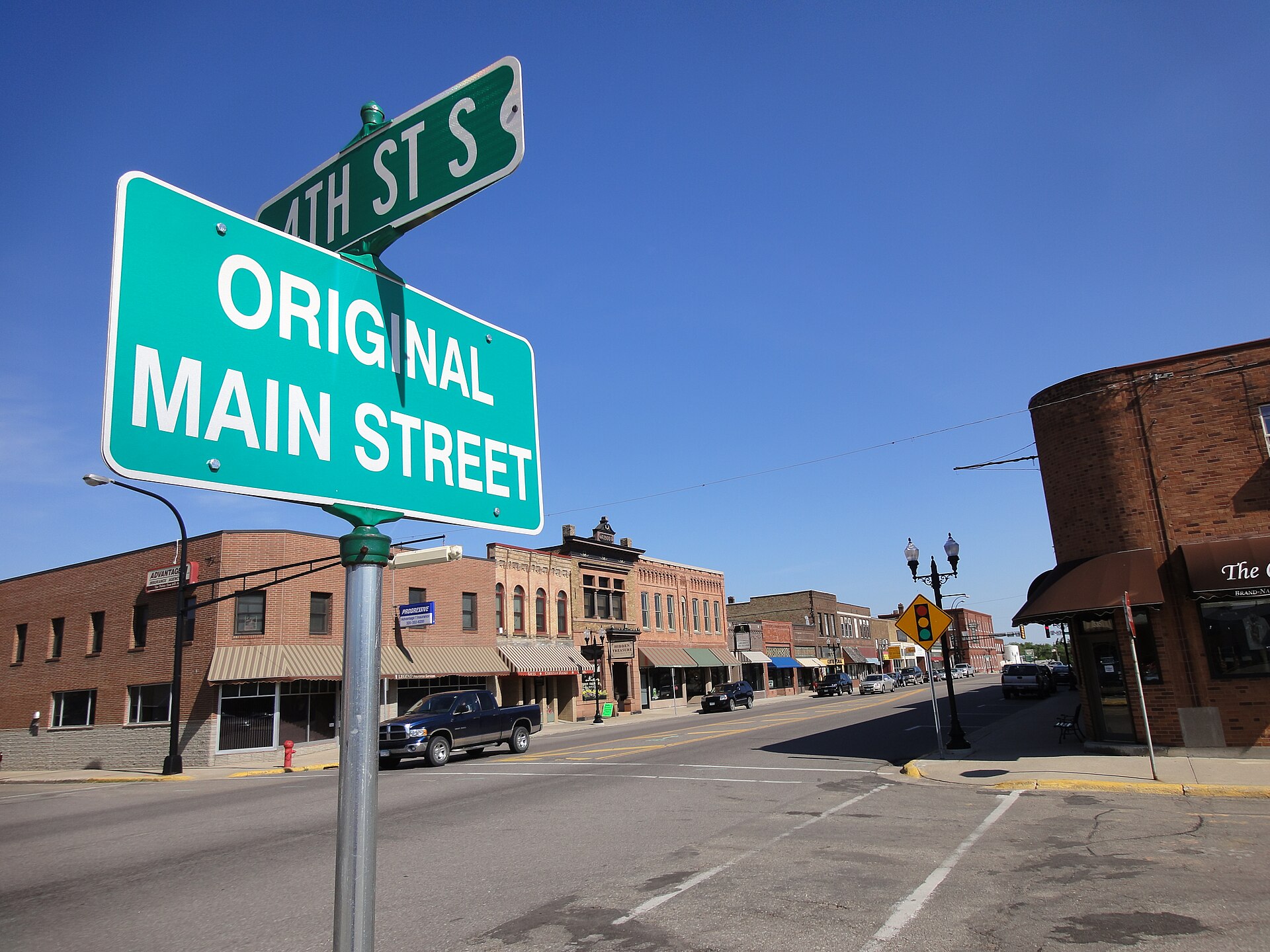 Main Street in Sauk Centre, Minnesota
