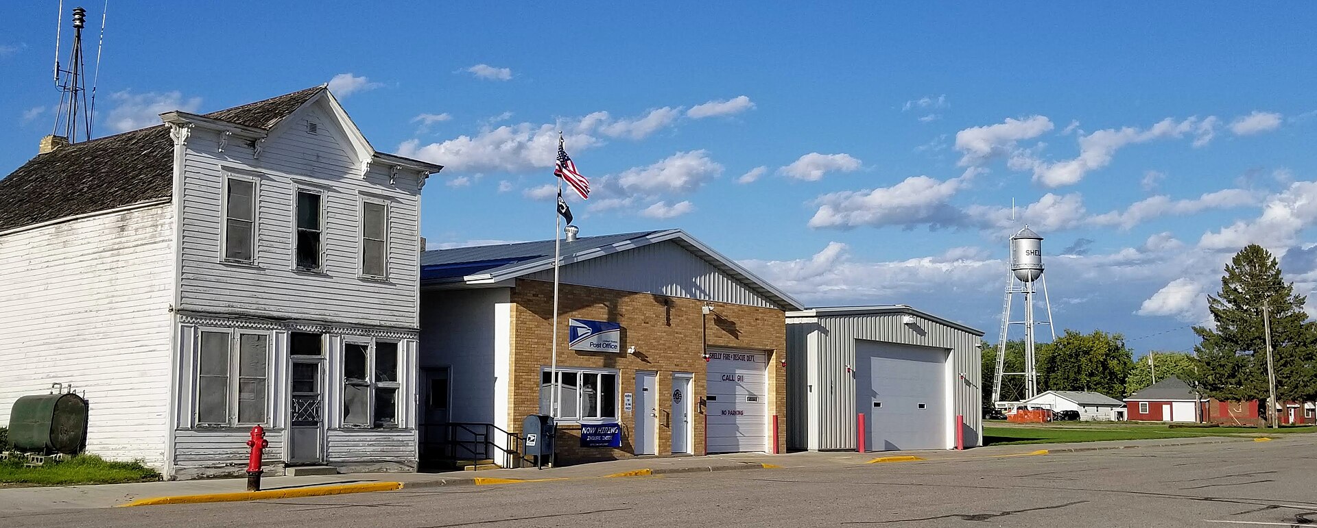 Local building in Shelly, Minnesota