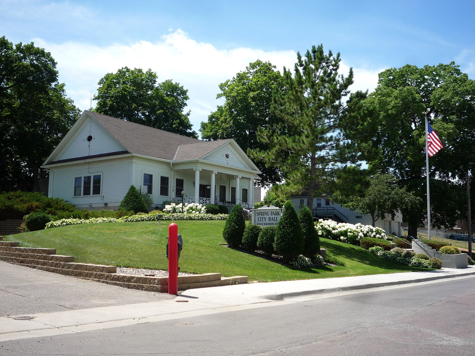 City Hall, Spring Park, Minnesota, USA.