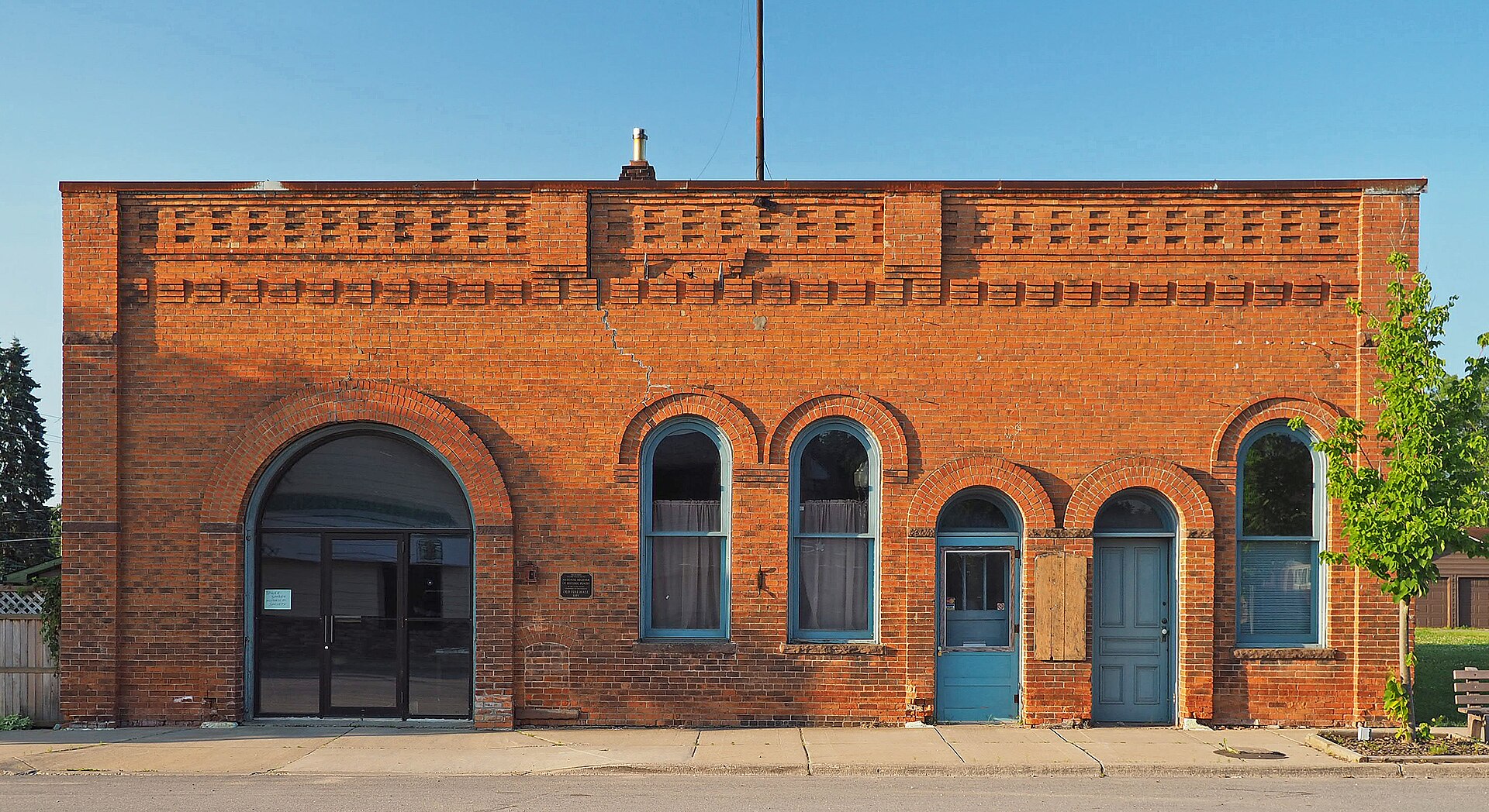 Tower Fire Hall, Tower, Minnesota, USA.