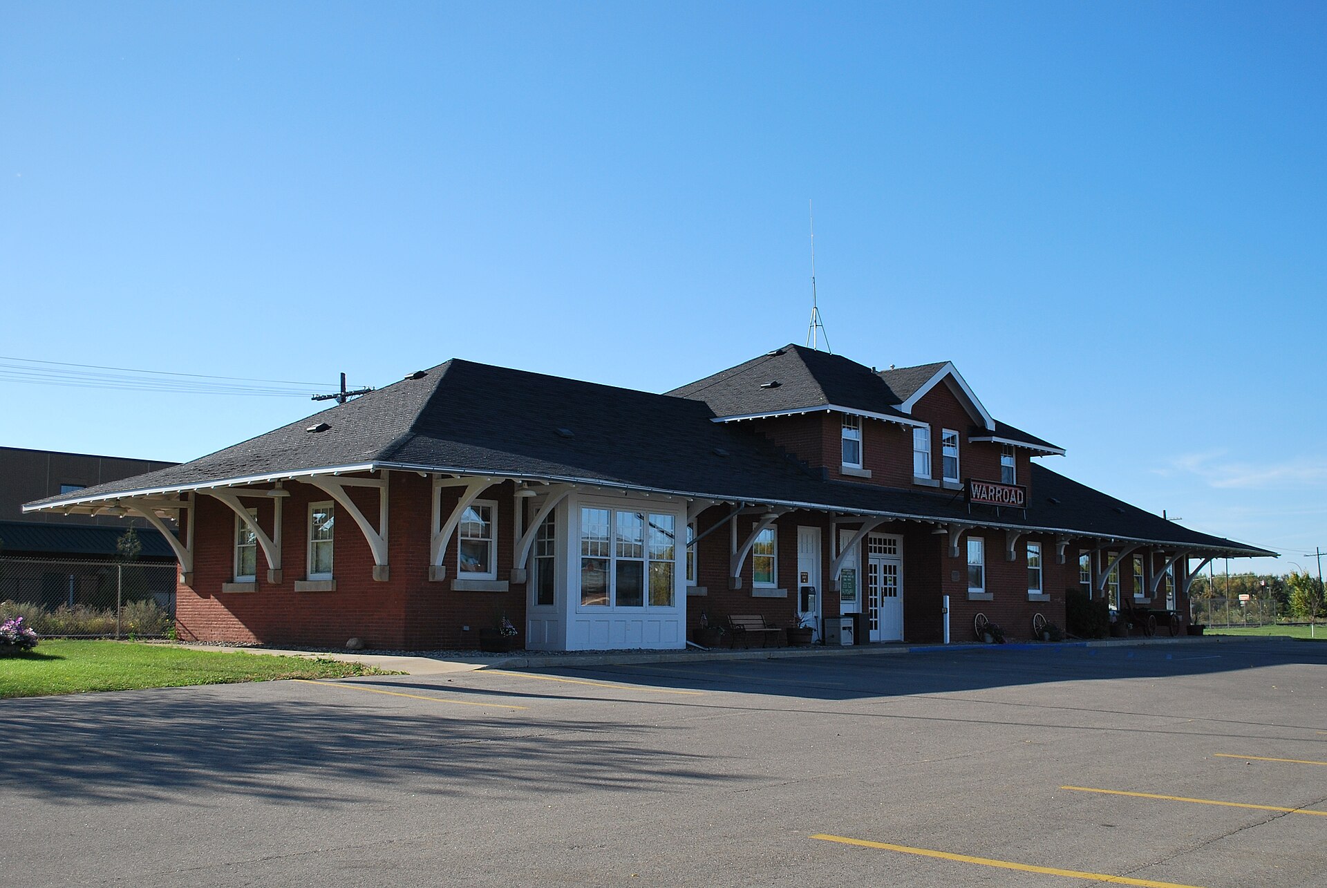 Canadian National Depot, 121 Main Ave., NE. Warroad — Minnesota