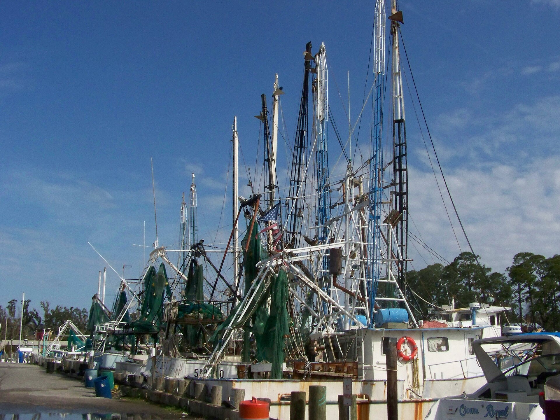 shrimp boats in OS — Ocean Springs, Mississippi