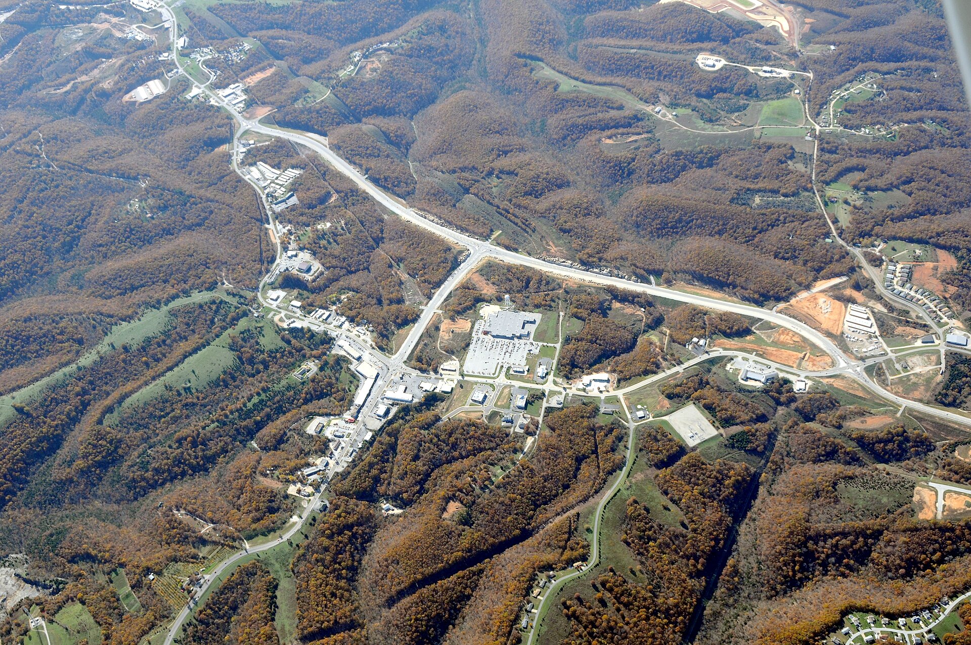 Aerial Photo of Branson West Missouri Oct 24 2009 9000 msl