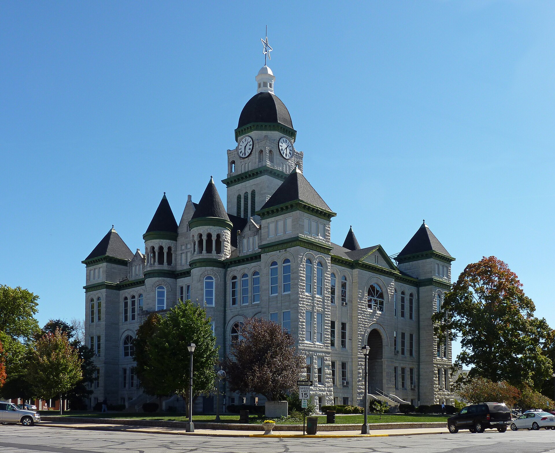 Jasper County courthouse in Carthage, Missouri.