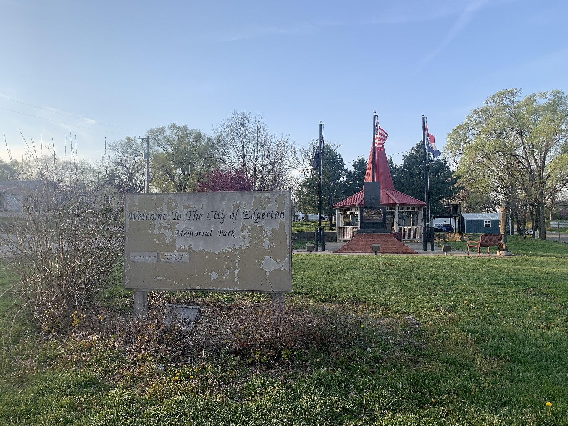 Edgerton Memorial park — Missouri