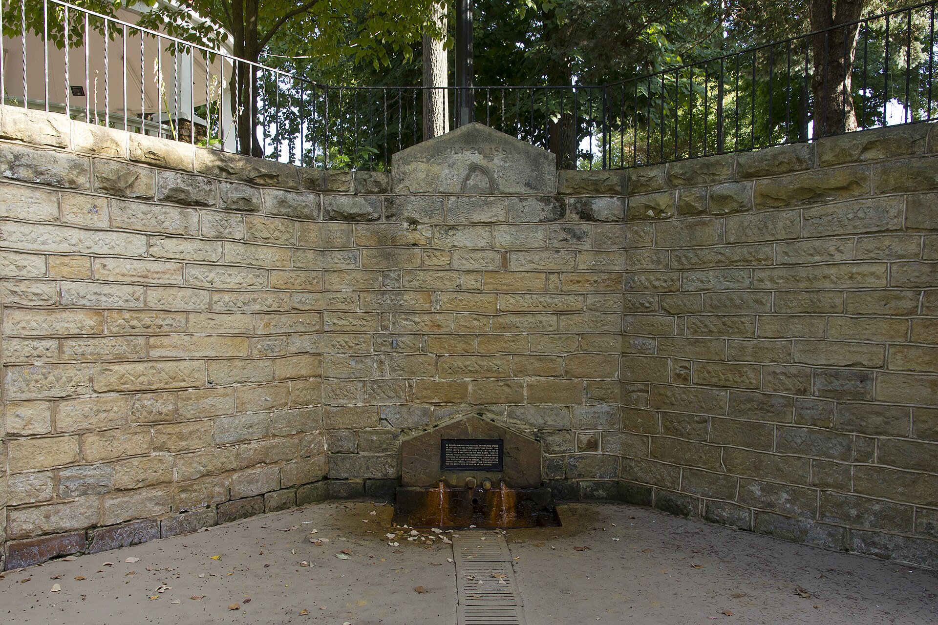 The eponymous spring of El Dorado Springs, MO. Located in the city park. — Missouri