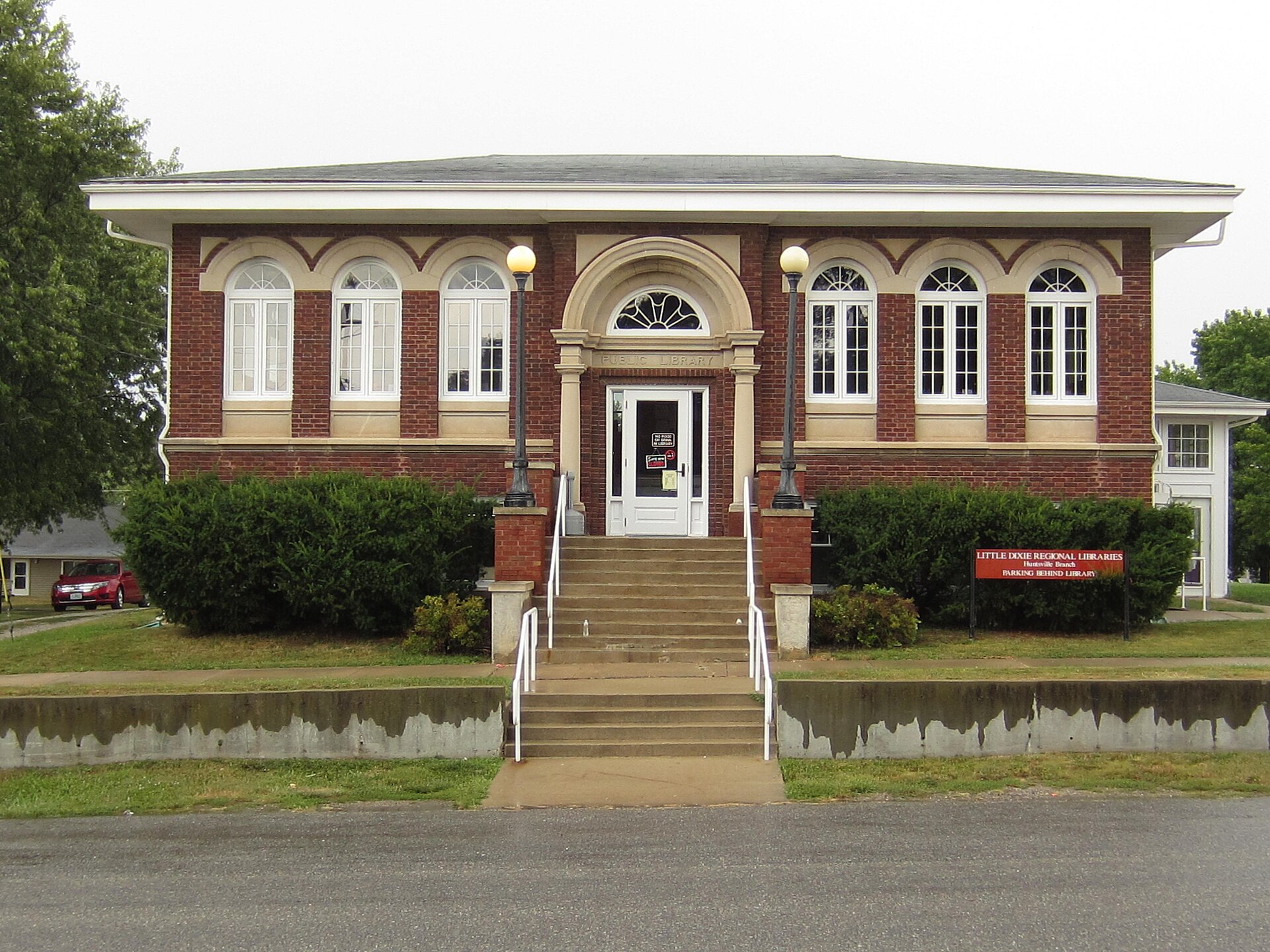 Andrew Carnegie funded public library, Huntsville, MO. (2013) — Missouri