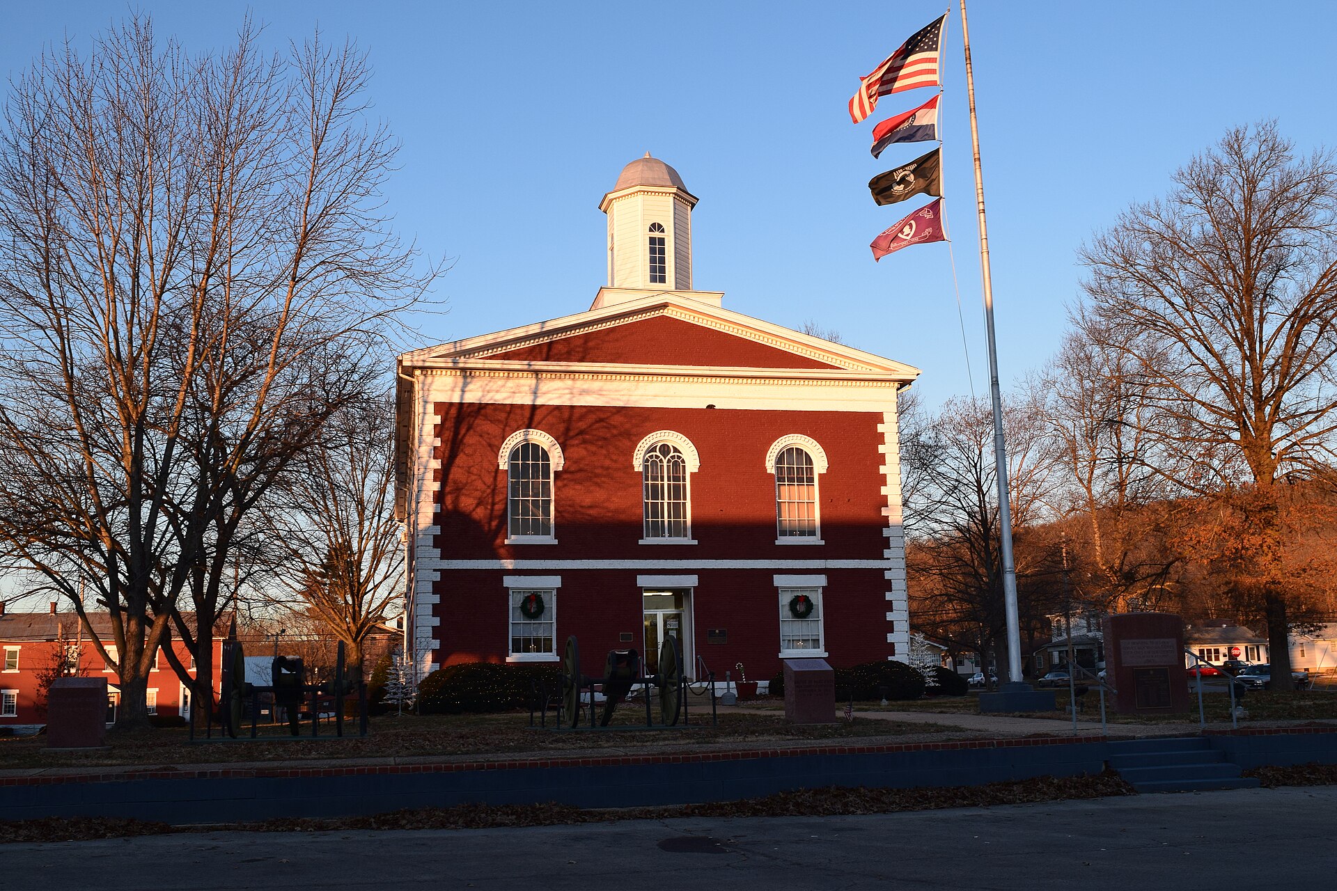 The Iron County Courthouse in Ironton, Missouri.
