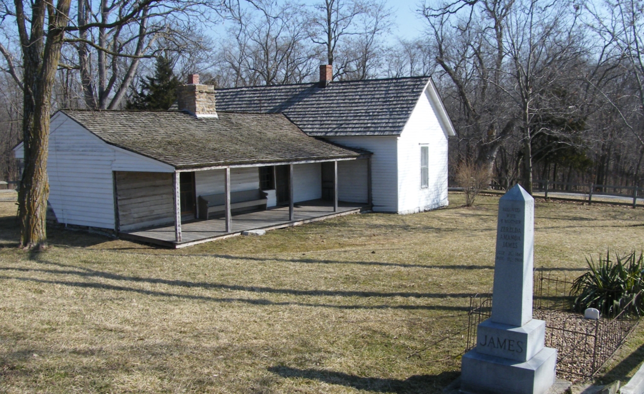 Jesse James' farm in Kearney, Missouri