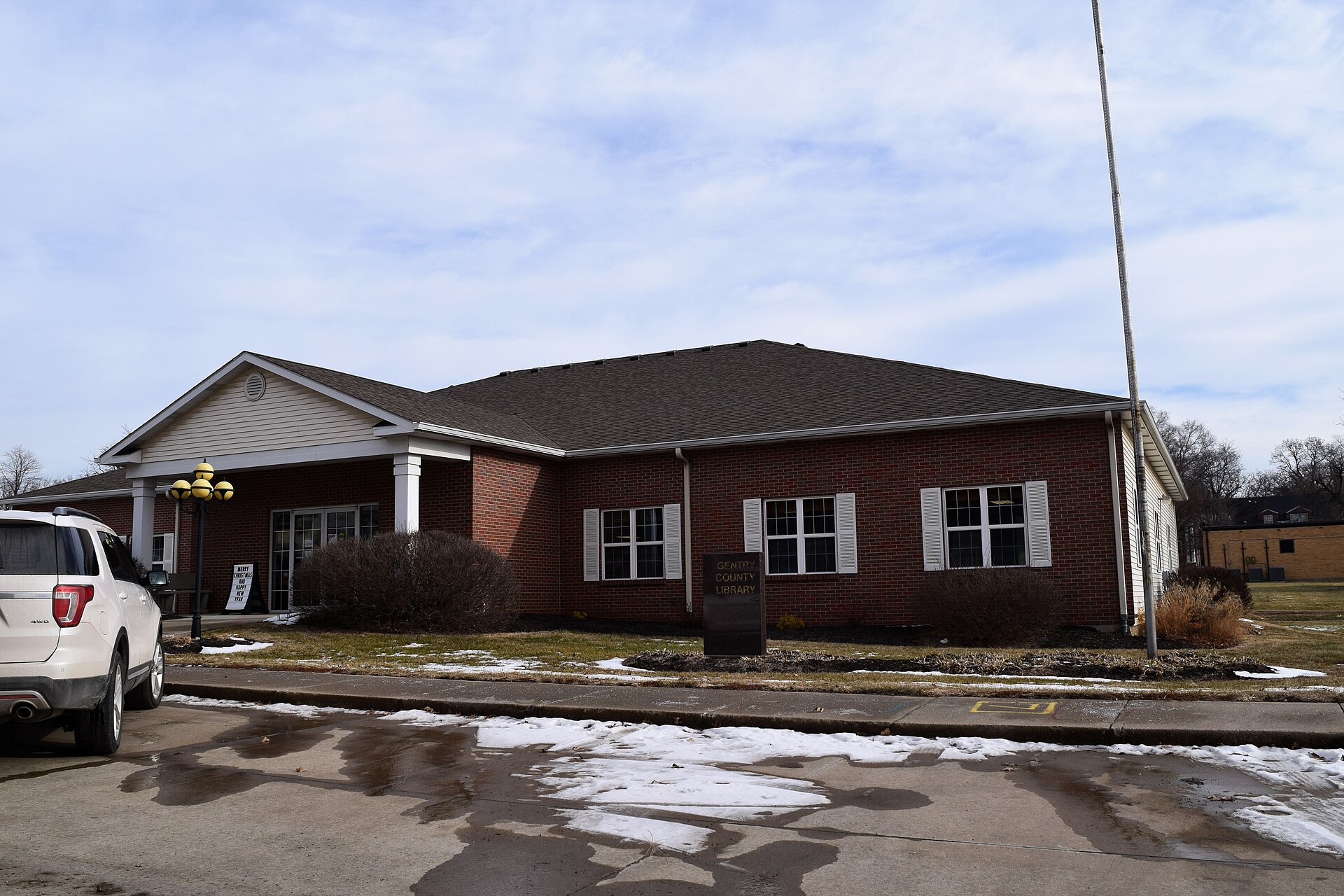 The Gentry County Public Library in Stanberry, Missouri.