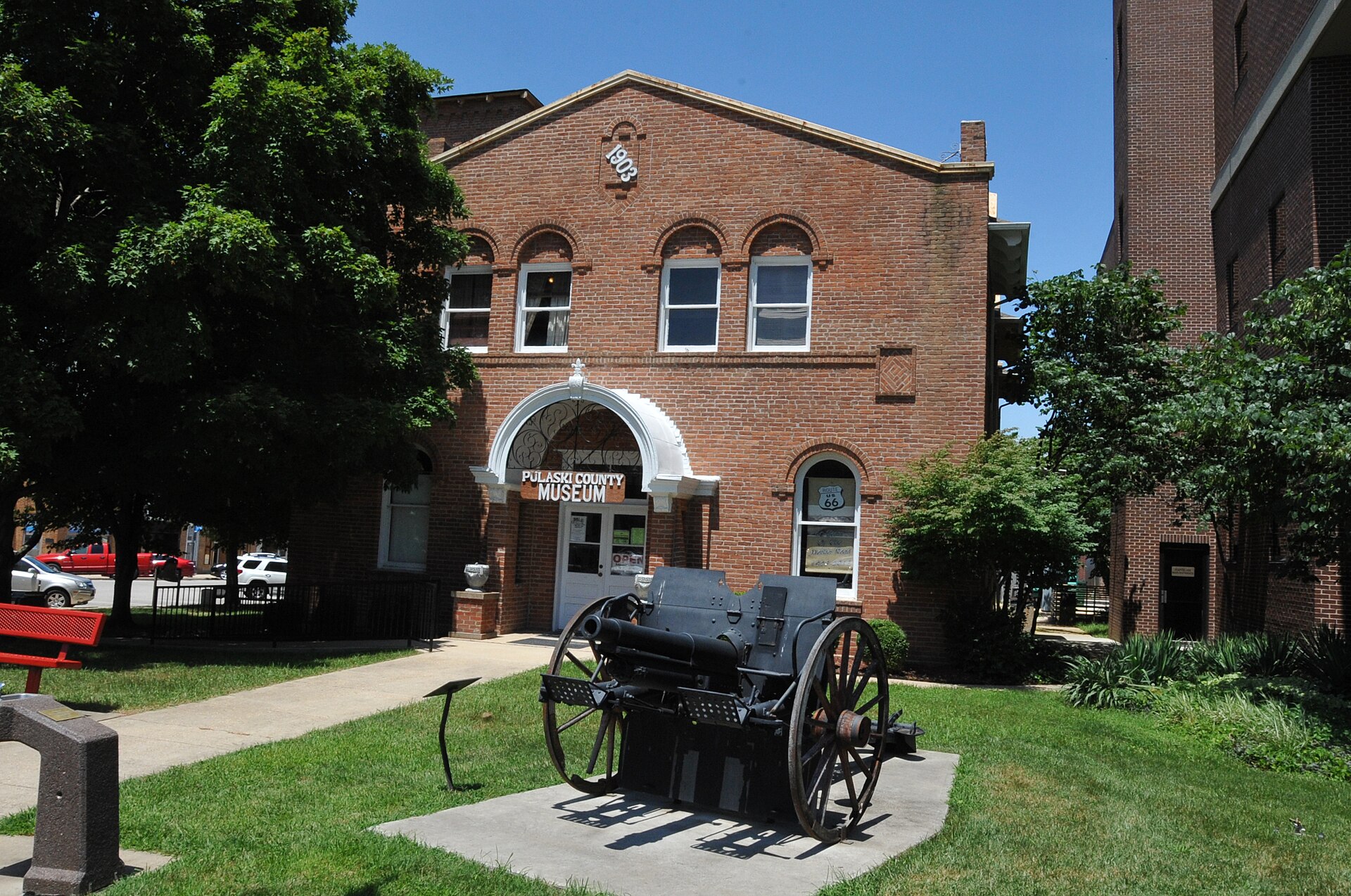 BUILT IN 1903 AND IS NOW USED AS THE COUNTY MUSEUM This is an image of a place or building that is listed on the National Register of Historic Places in the United States of America. — Waynesville, Missouri