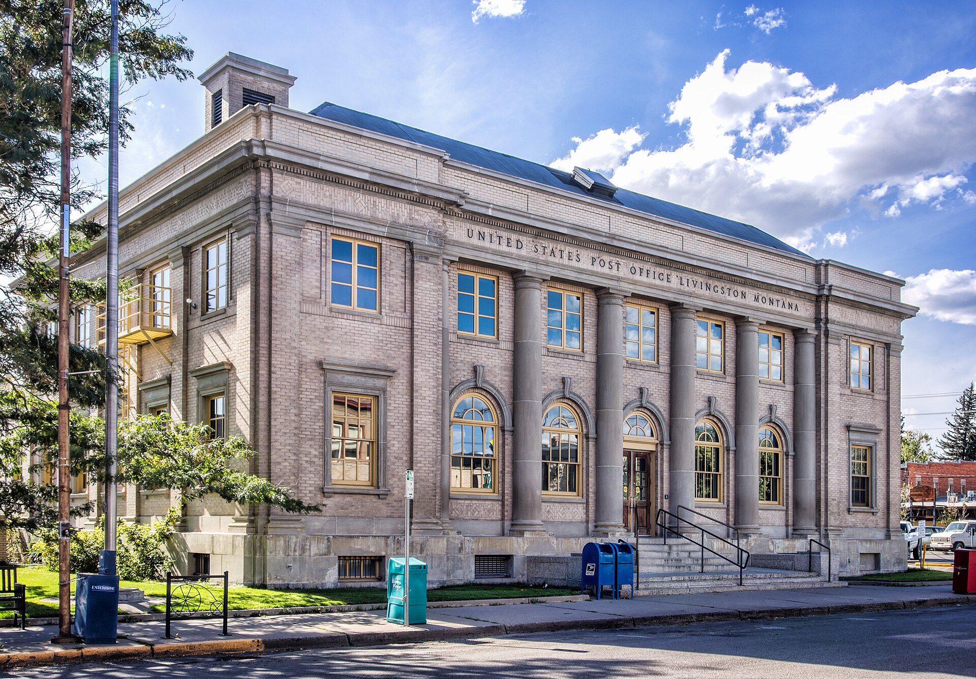 US Post Office-Livingston Main, 105 N. 2nd St. Livingston — Park County, Montana