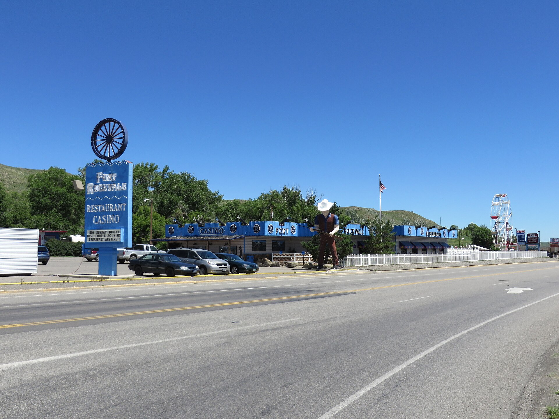 Fort Rockvale Restaurant and Casino, 101 Rockvale Road, Joliet, Montana.