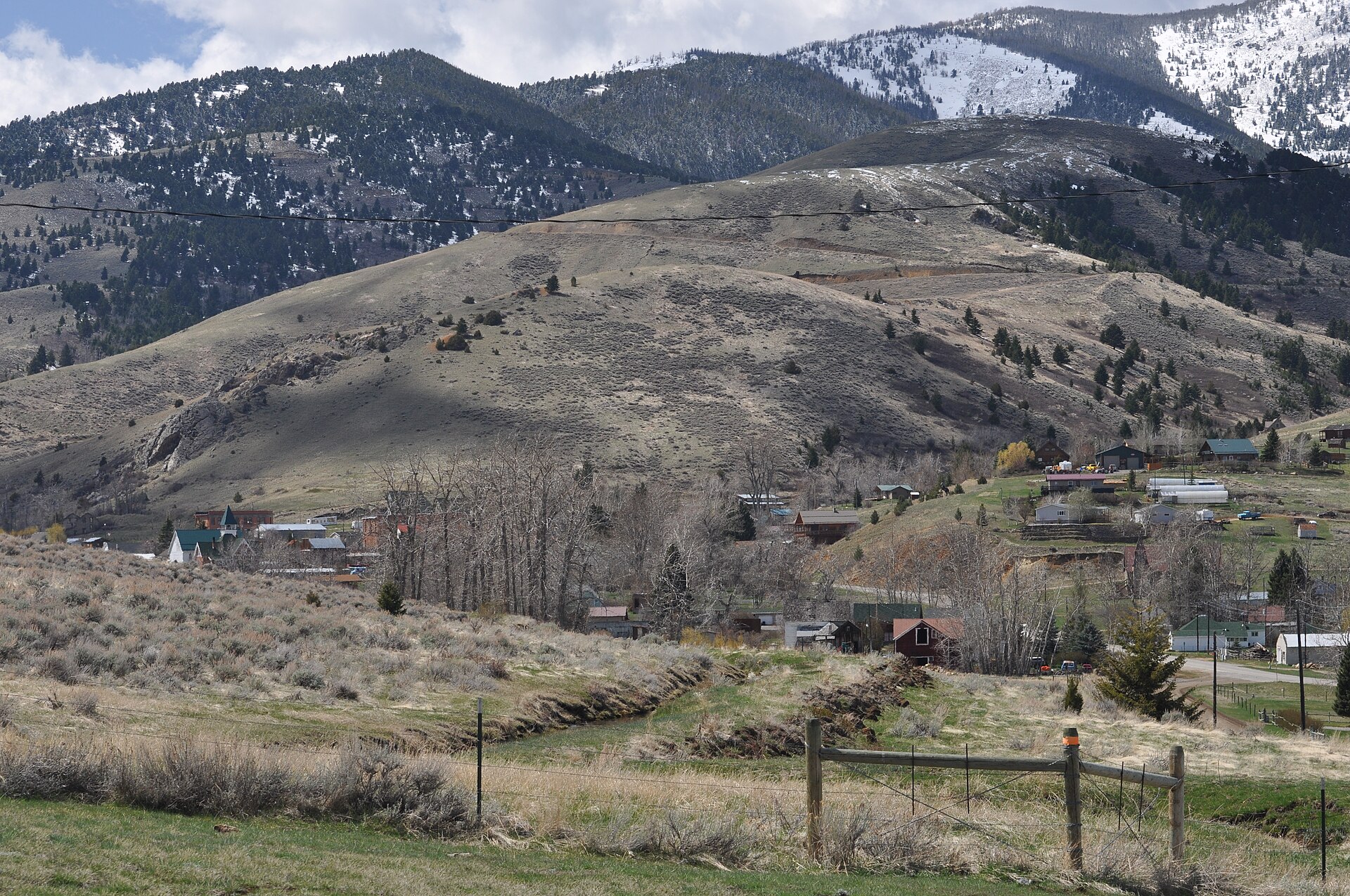 Skyline of Pony, Montana