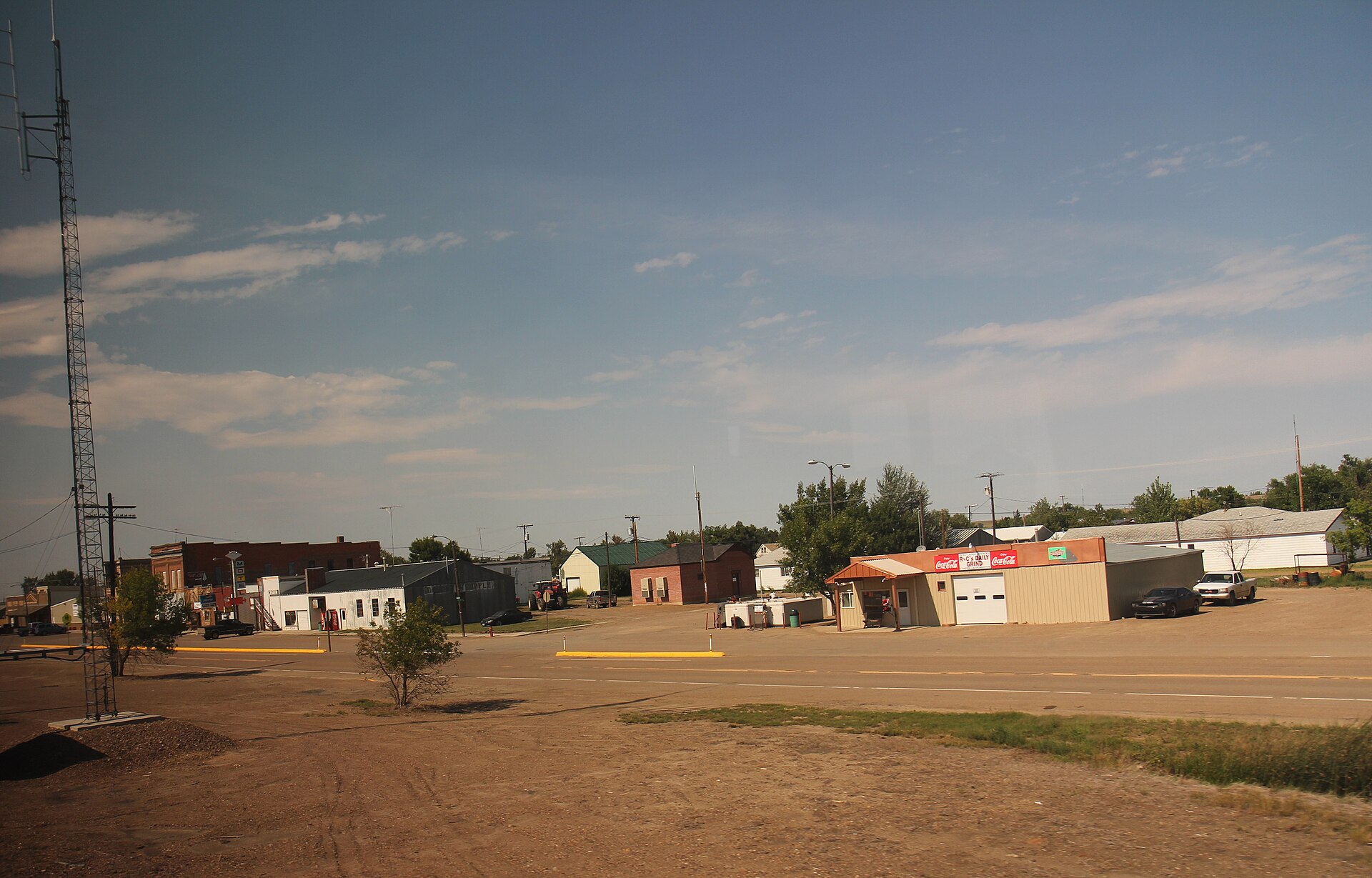 A panorama of w:Saco, Montana. This file was uploaded with Commonist.
