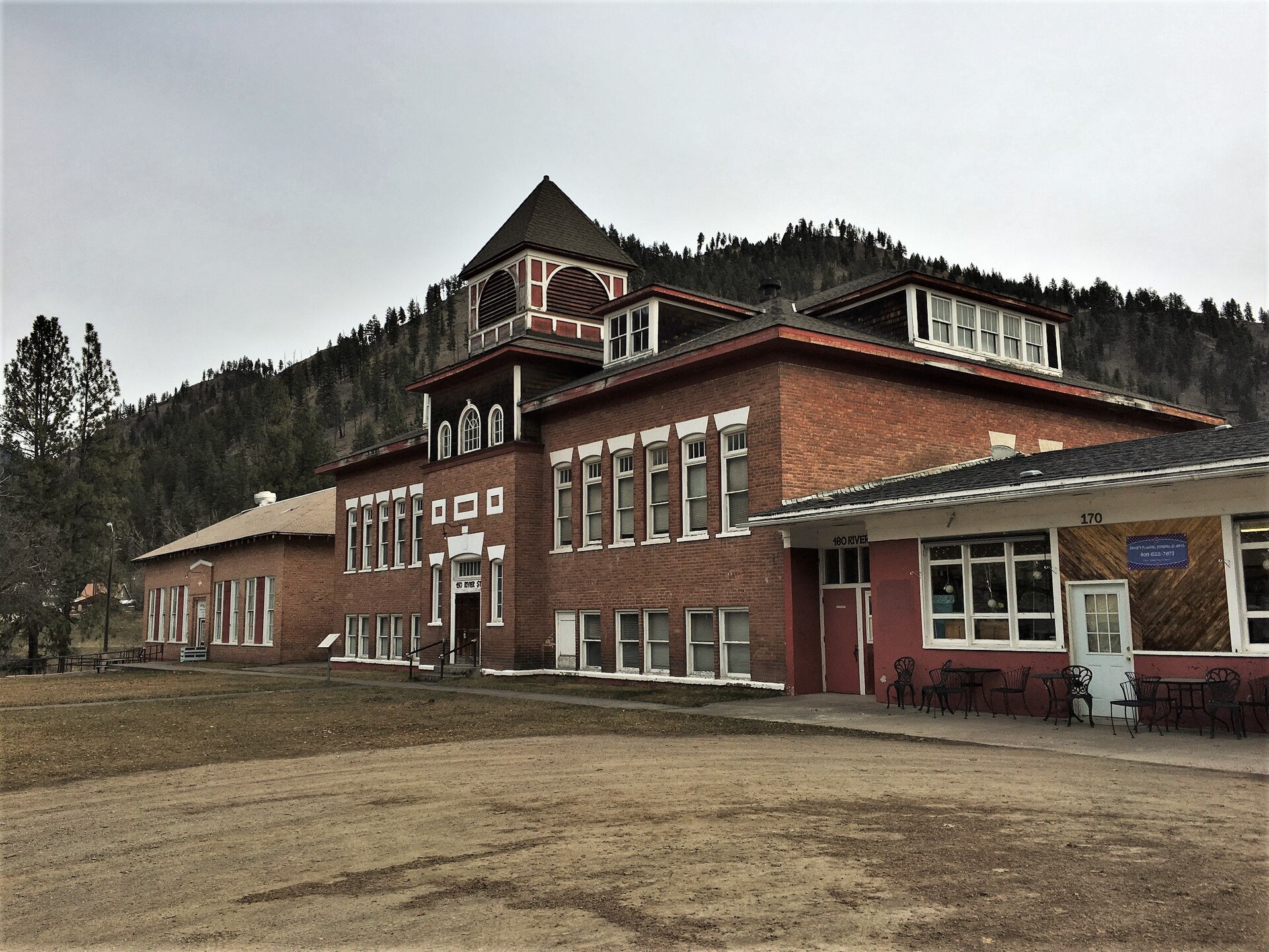 Superior School structure is currently a multiple-use facility. — Montana