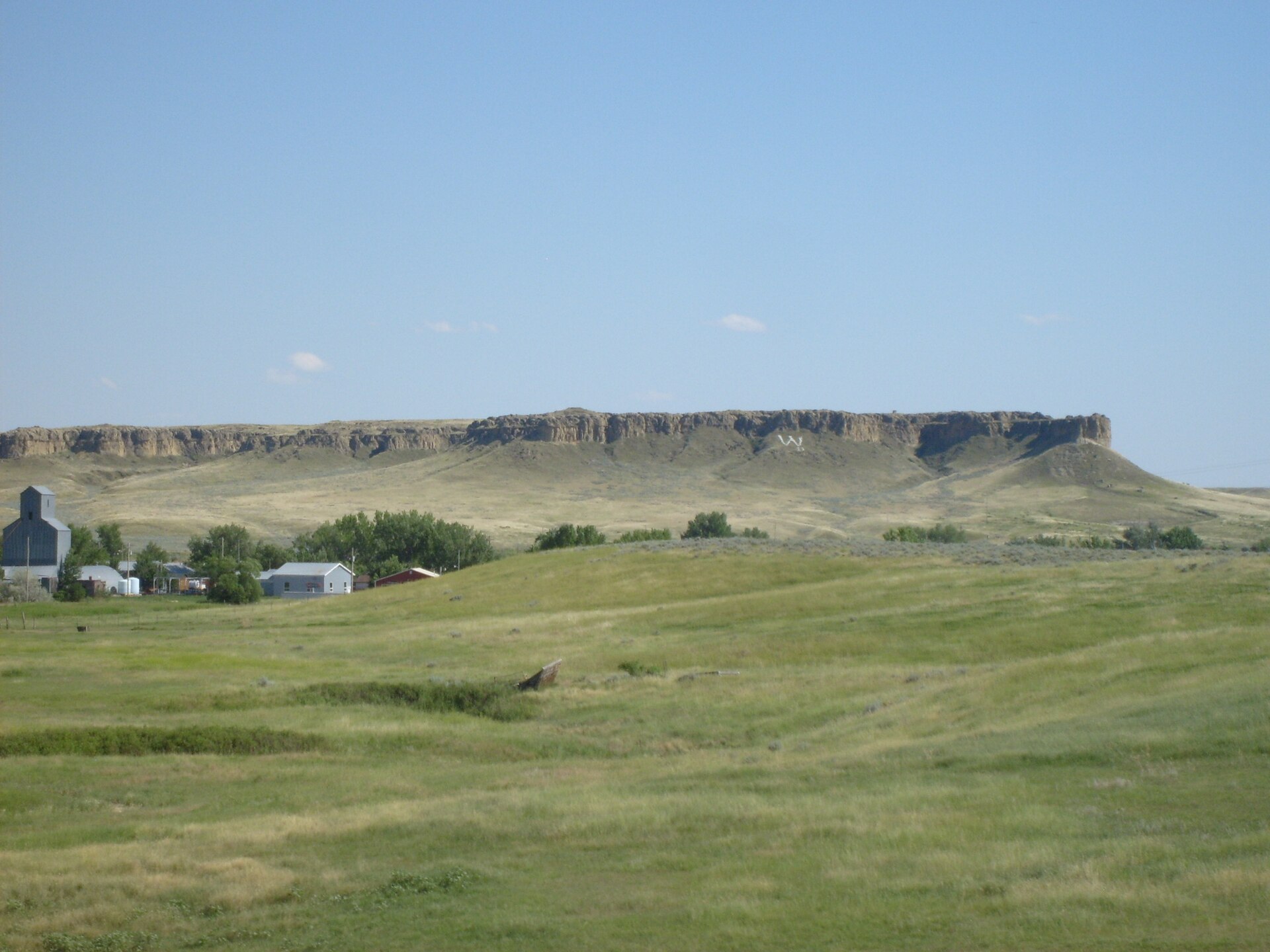 Winnett MT Rims South of Town — Montana