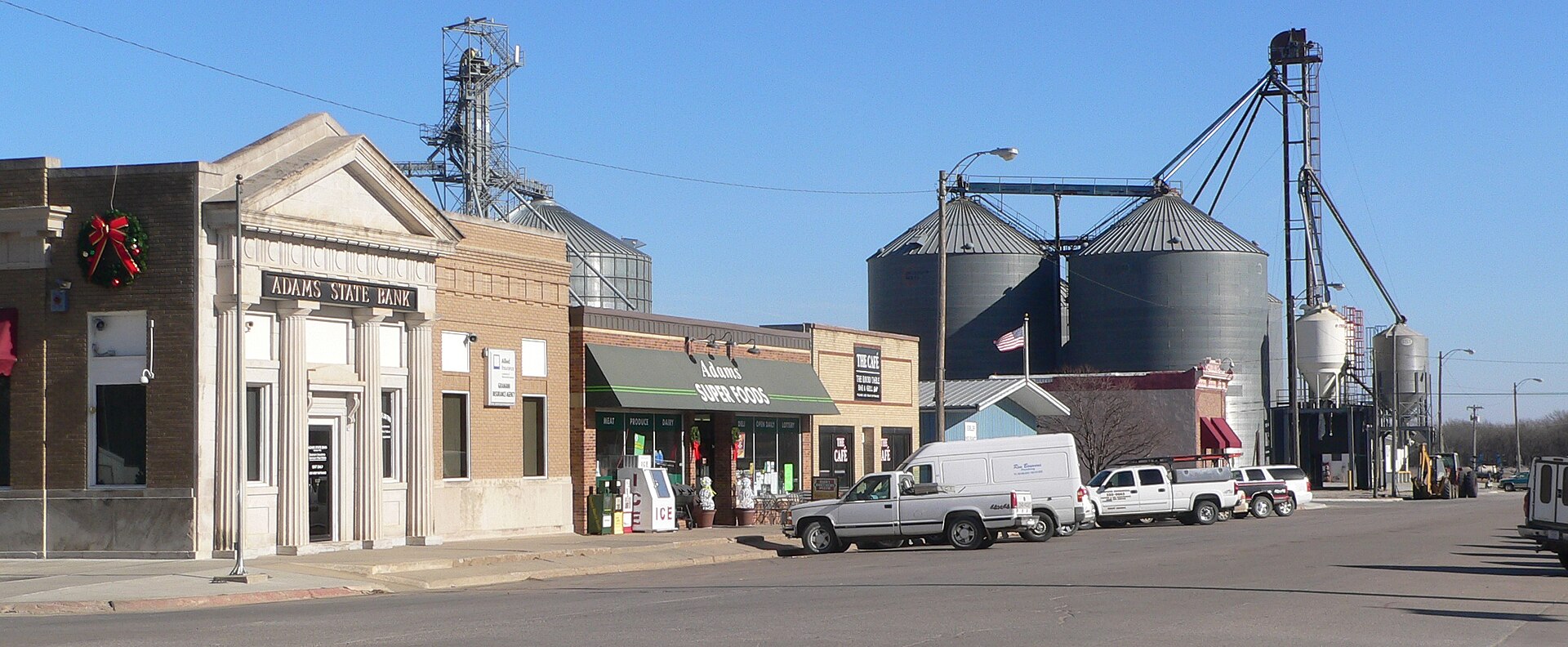 Main Street in Adams, Nebraska