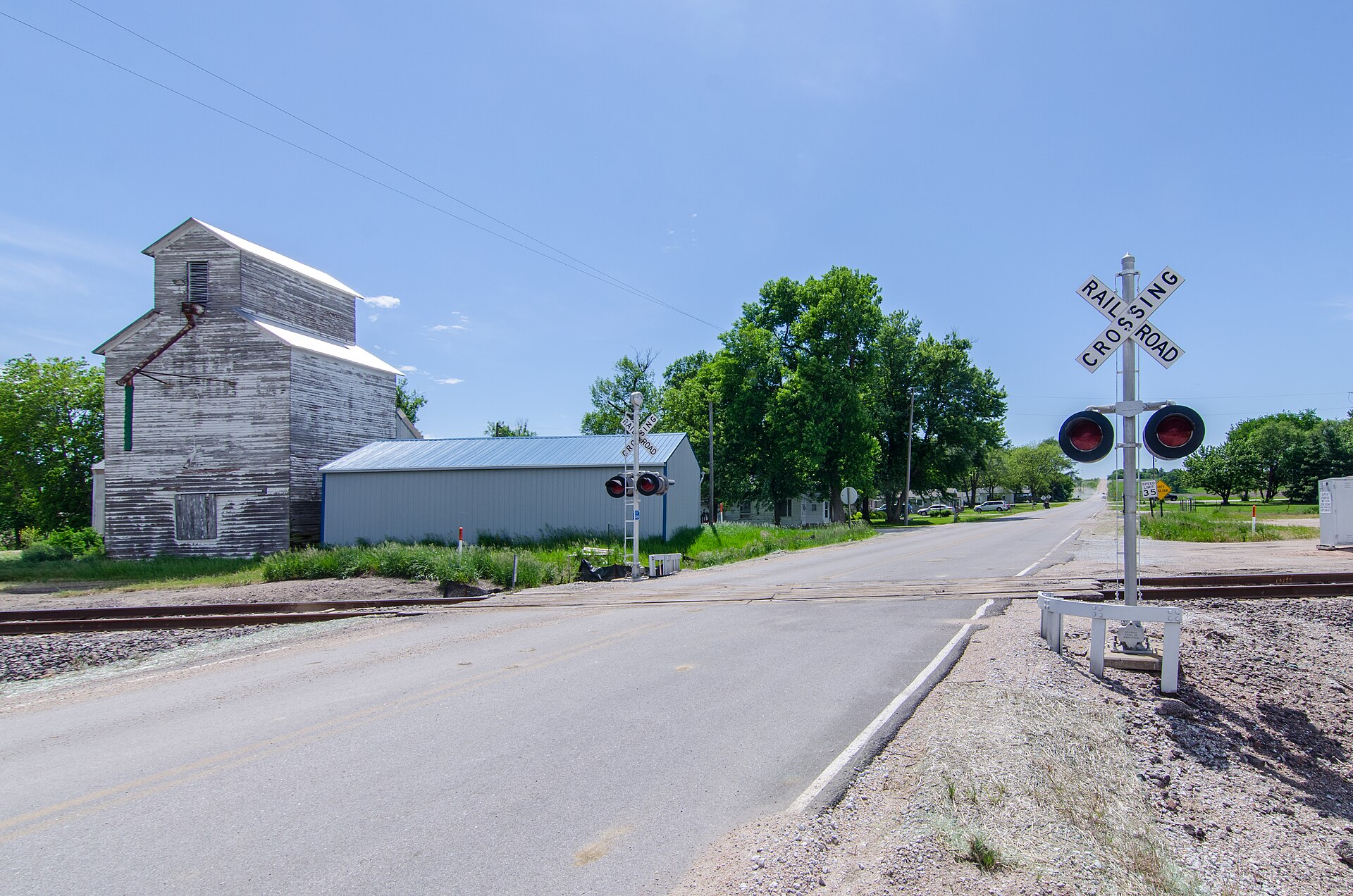 Looking West on West Agnew Road. — Nebraska