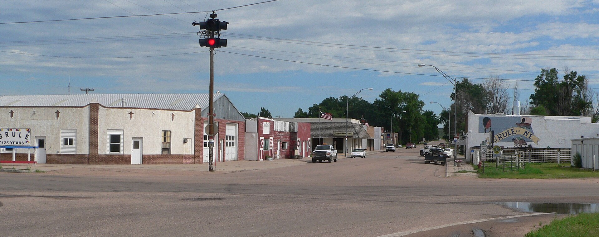 Brule, Nebraska: seen from south side of U.S. Highway 30.