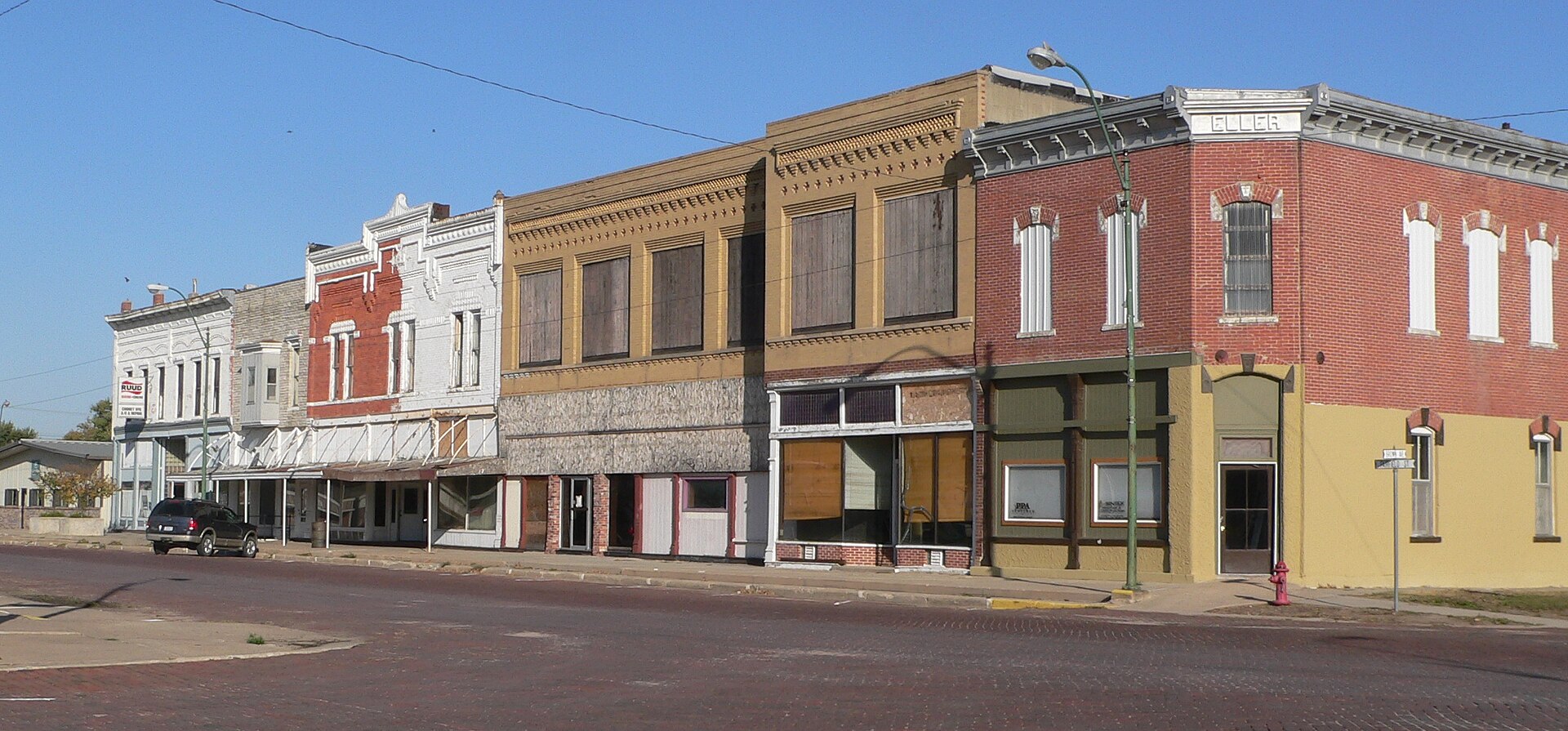 Downtown Clay Center, Nebraska.