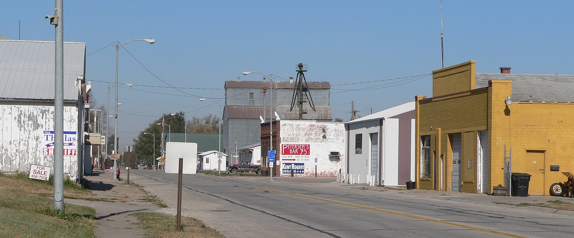 Downtown Herman, Nebraska: Main Street (U.S.