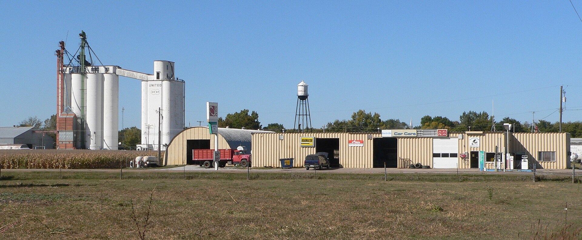Hordville, Nebraska; seen from the south.