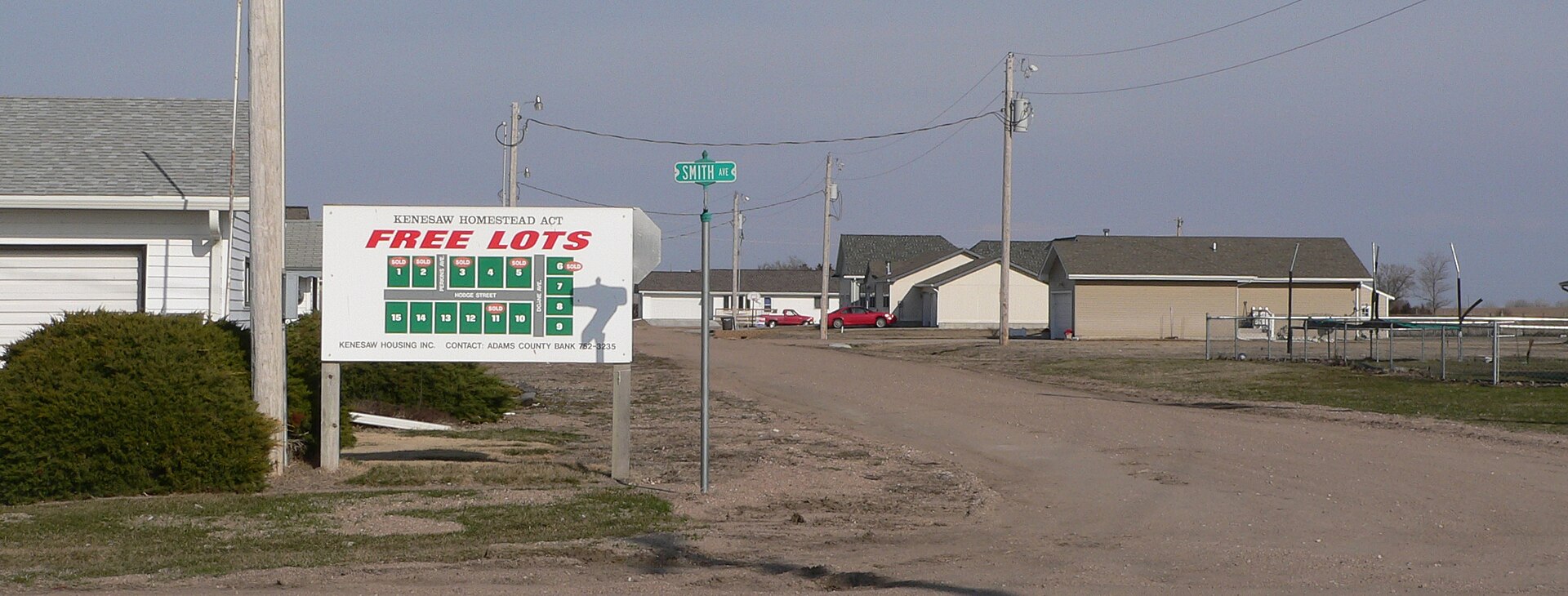 21st-century homestead sites in Kenesaw, Nebraska.