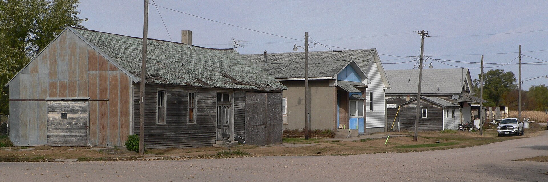 Downtown Octavia, Nebraska.