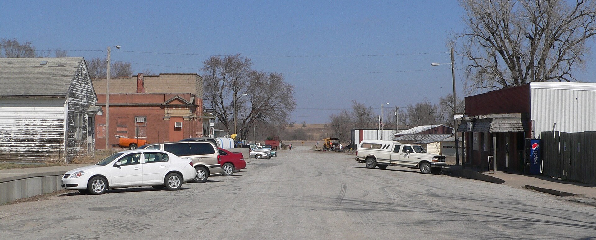 Downtown Otoe, Nebraska.
