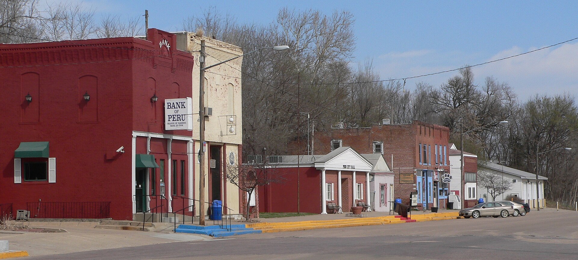 Downtown Peru, Nebraska.