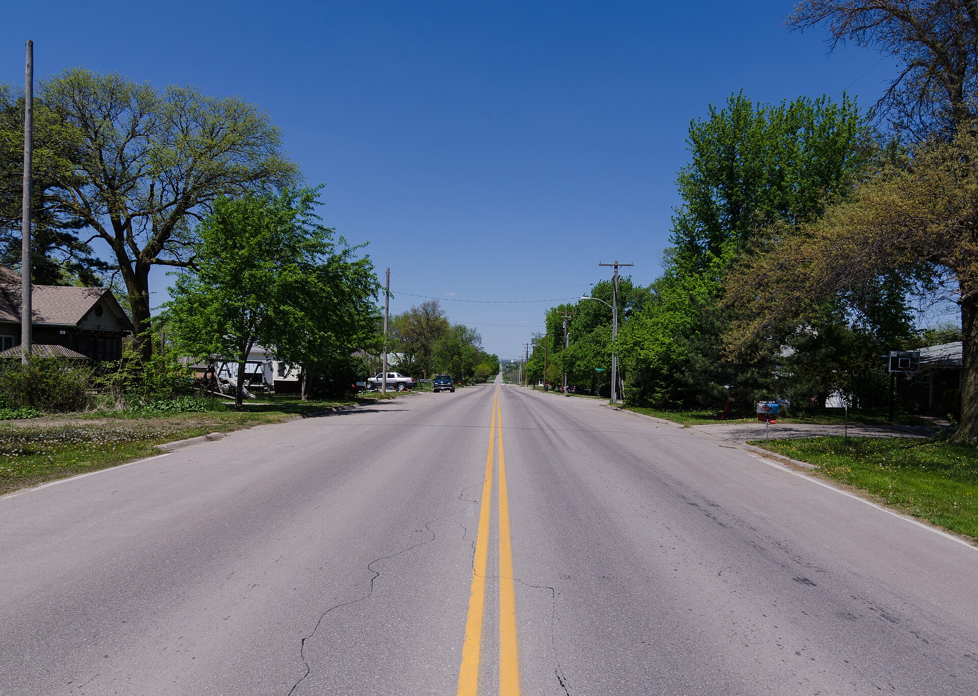 North on 148th Street — Prairie Home, Nebraska