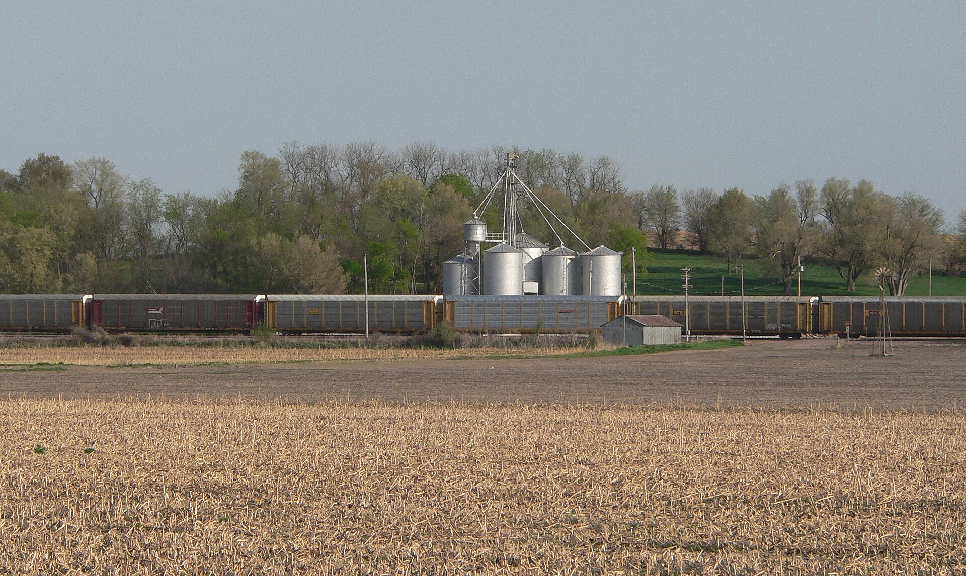 Preston, Nebraska; seen from the northwest.
