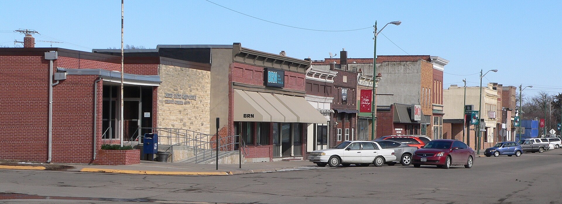Downtown Stanton, Nebraska: north side of Ivy Street, east of 11th Street.