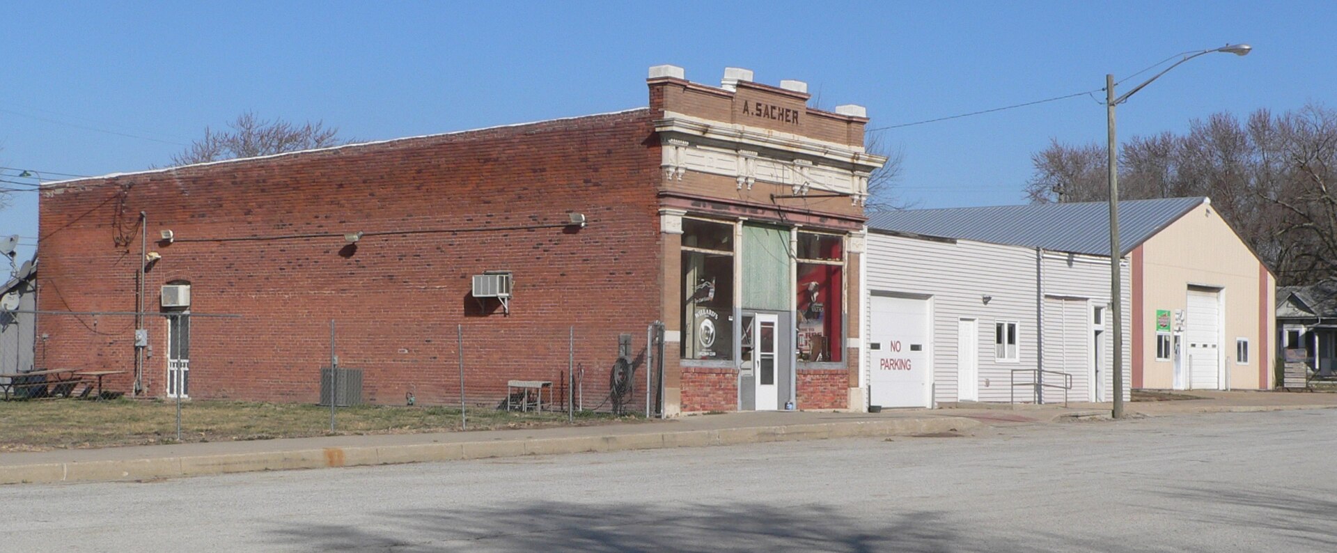 Downtown Steinauer, Nebraska.