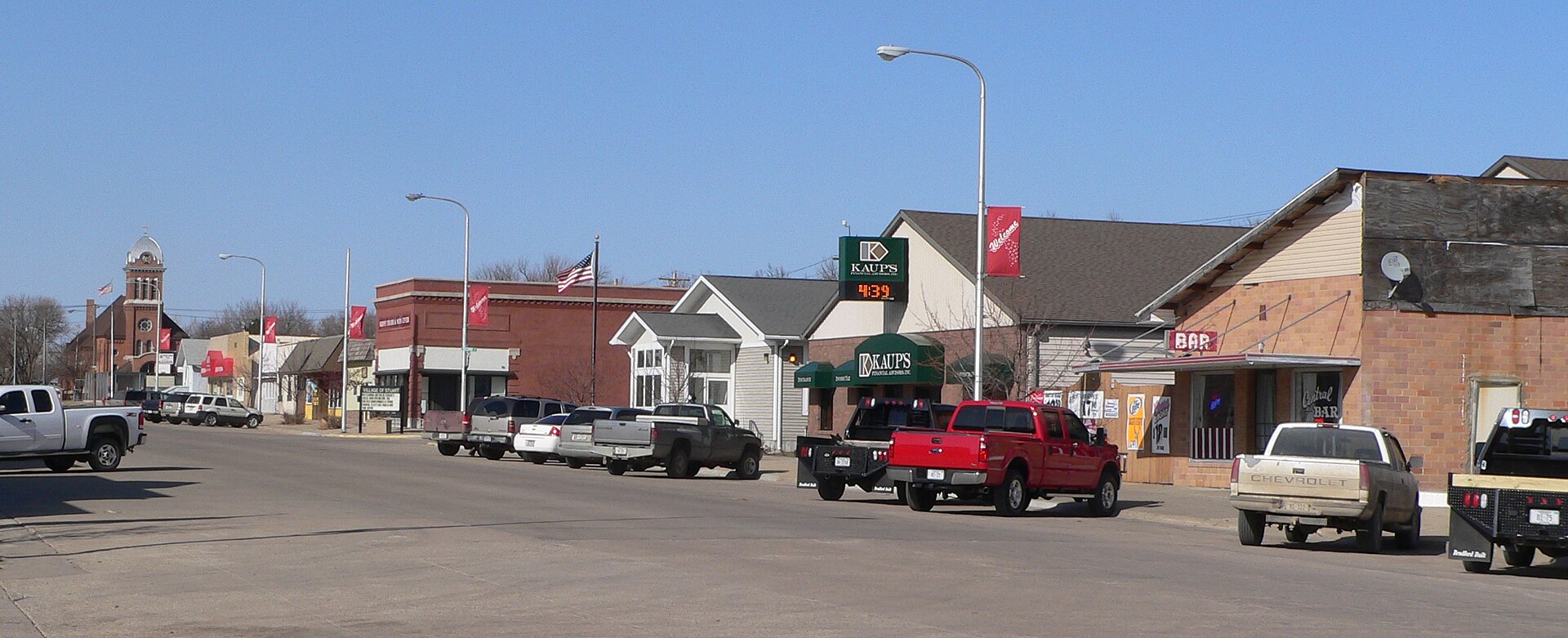 Main Street in Stuart, Nebraska