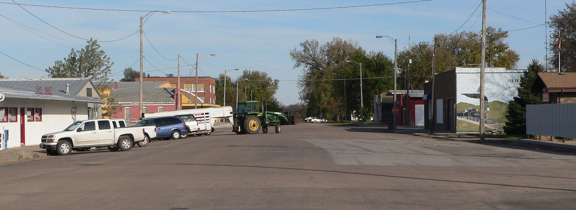 Downtown Sumner, Nebraska.