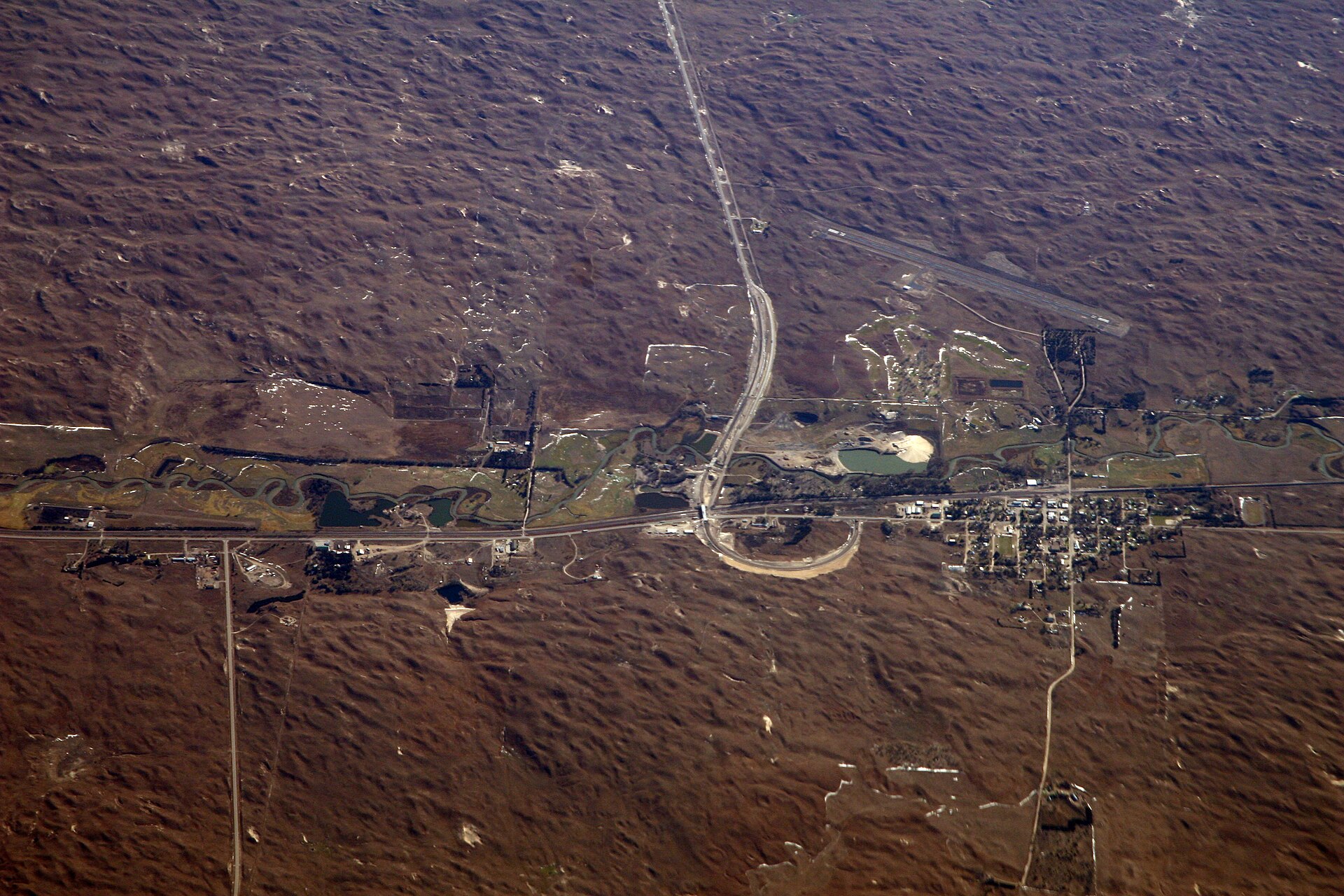 Thedford, Nebraska, in the midst of Nebraska's vast sand hills country.