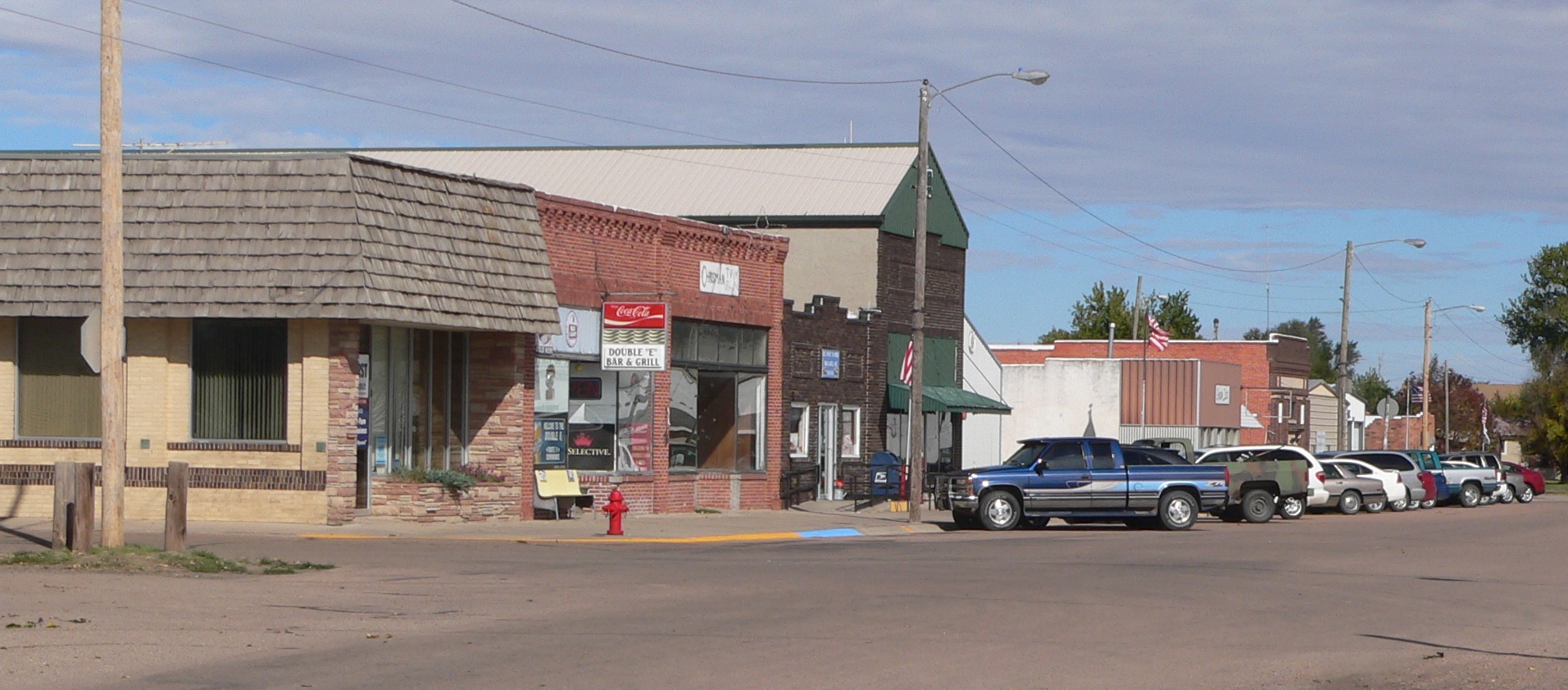 Downtown Wallace, Nebraska.