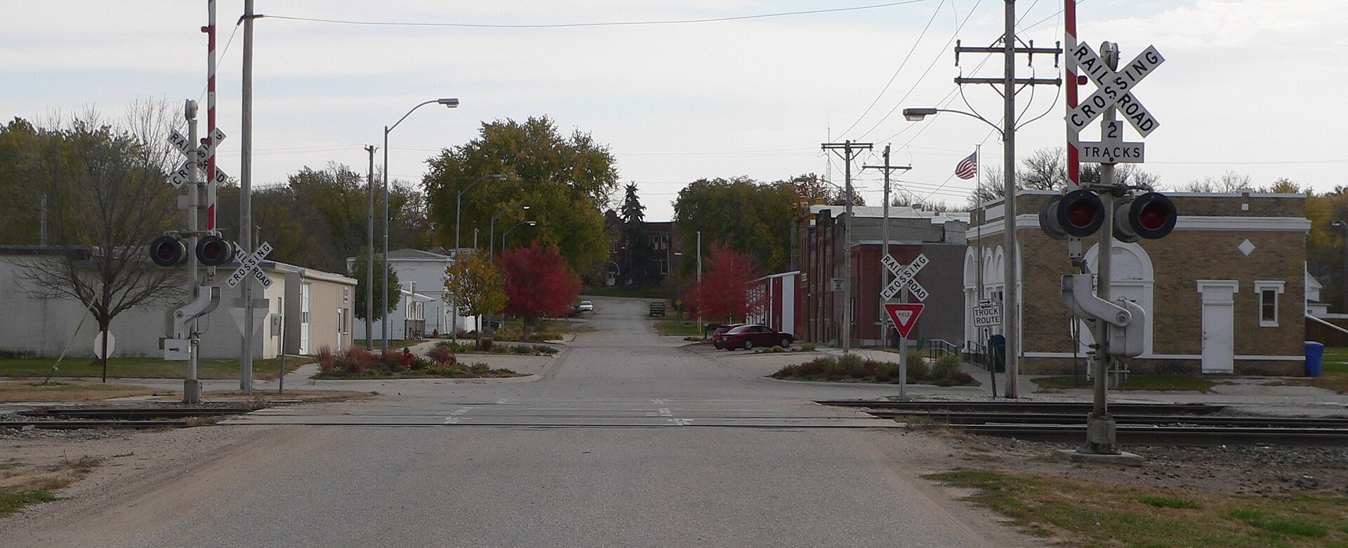 Downtown Weston, Nebraska.