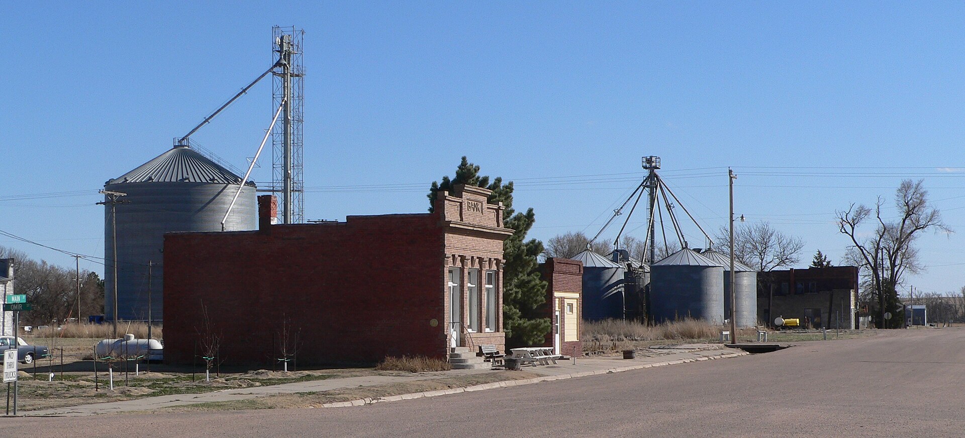 Downtown Wilsonville, Nebraska.