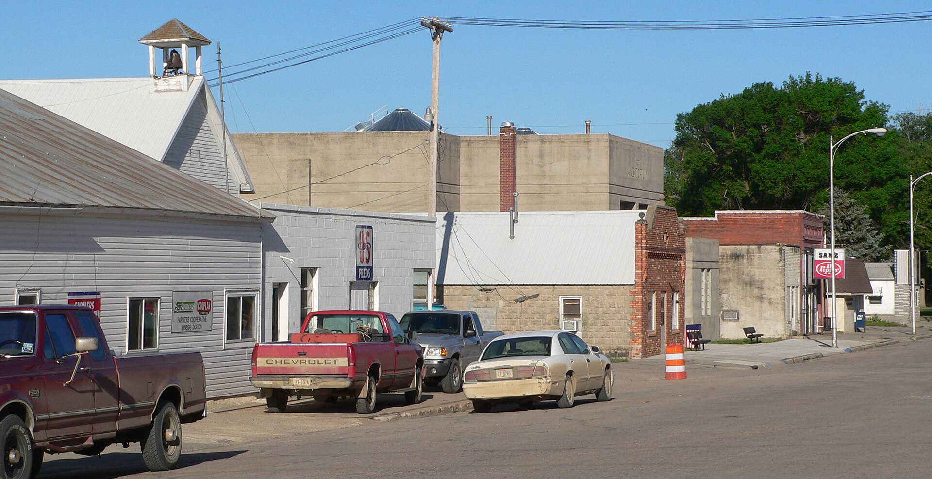 Downtown Winside, Nebraska.
