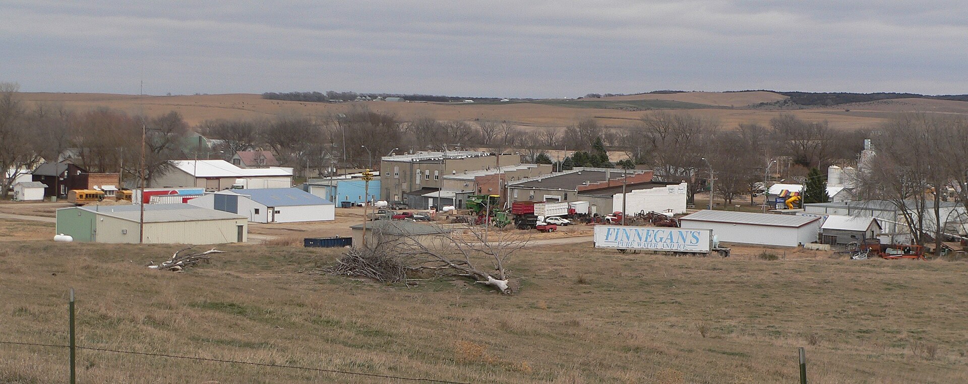 Wynot, Nebraska; seen from the southwest.