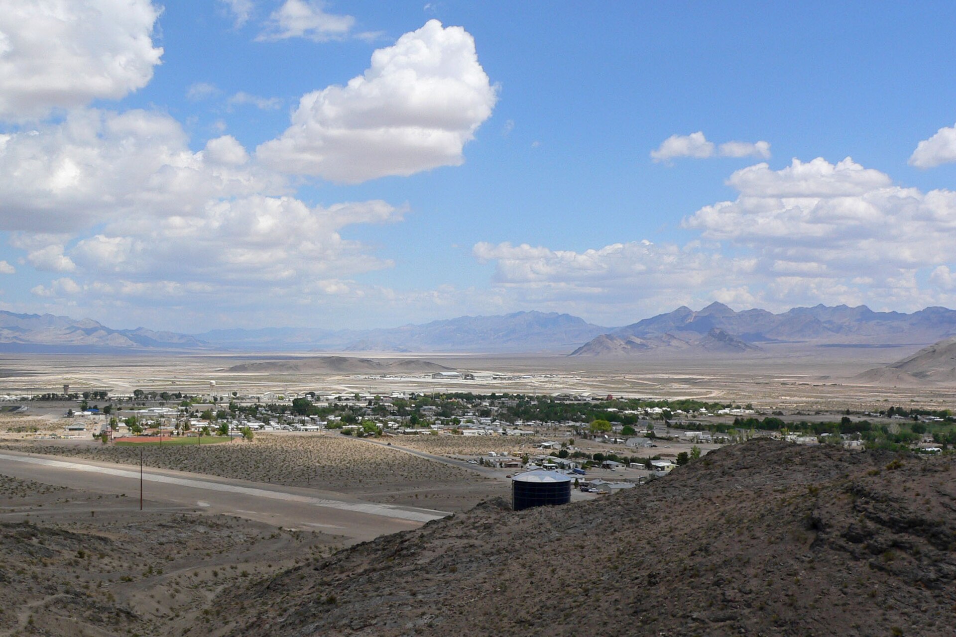 Indian Springs, Nevada, seen from the southwest
