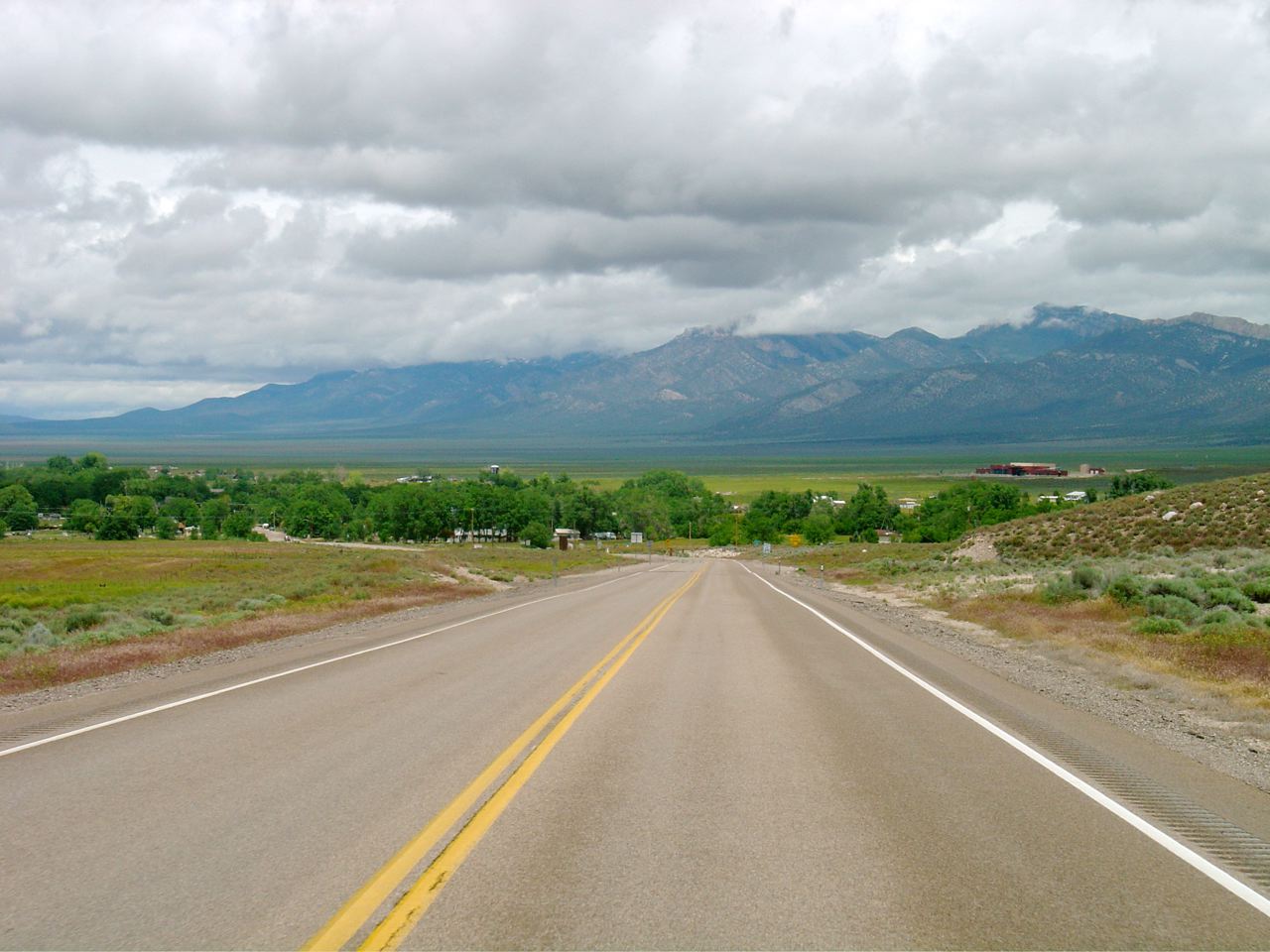 Lund, Nevada, looking north from State Route 318.