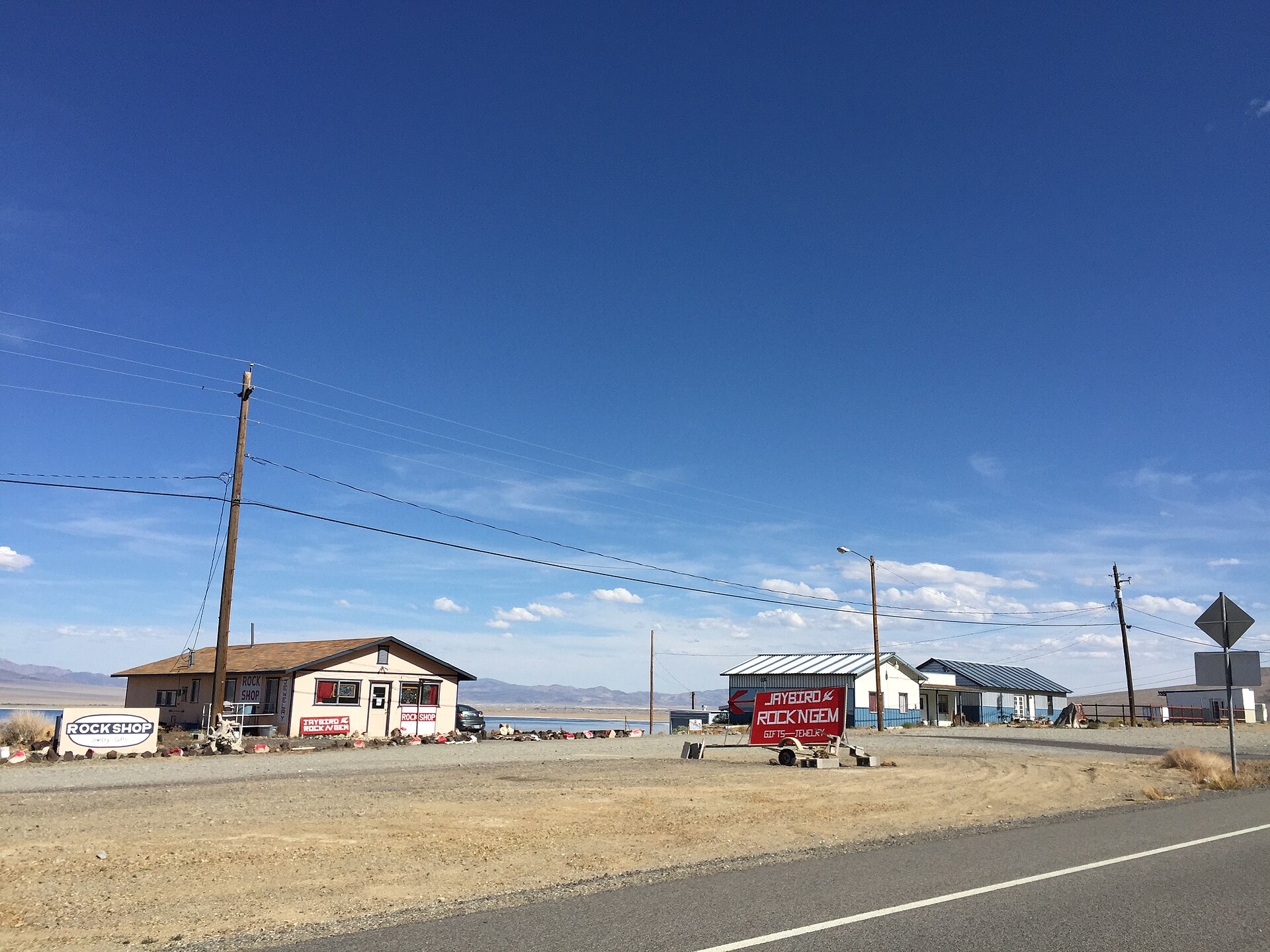 Buildings in the town of Walker Lake, Nevada