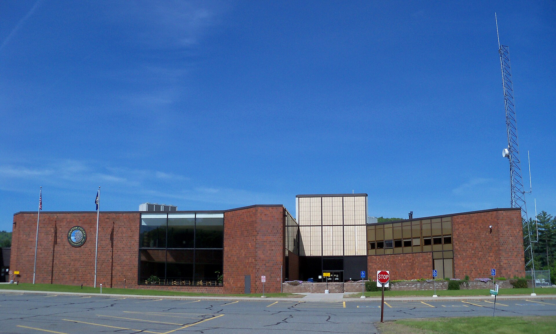 Grafton County Courthouse in Haverhill, New Hampshire, USA.