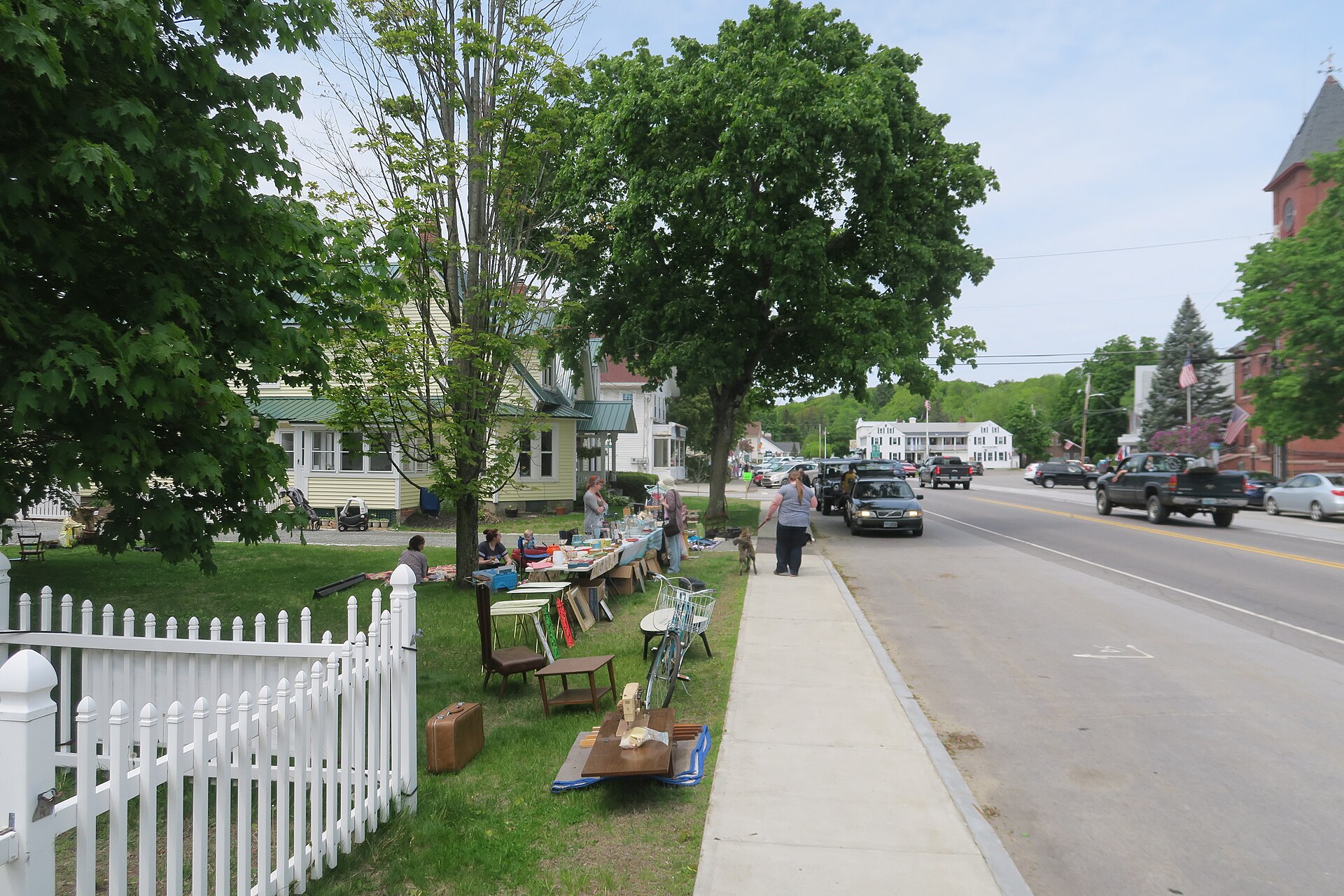 Yard sale, Alton New Hampshire