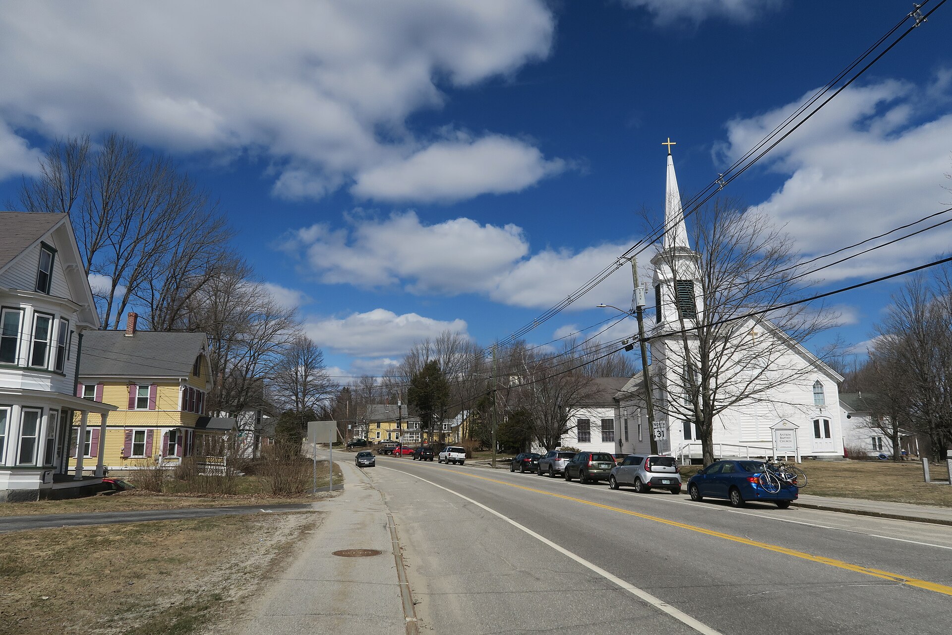New Hampshire Route 31 northbound, Antrim New Hampshire