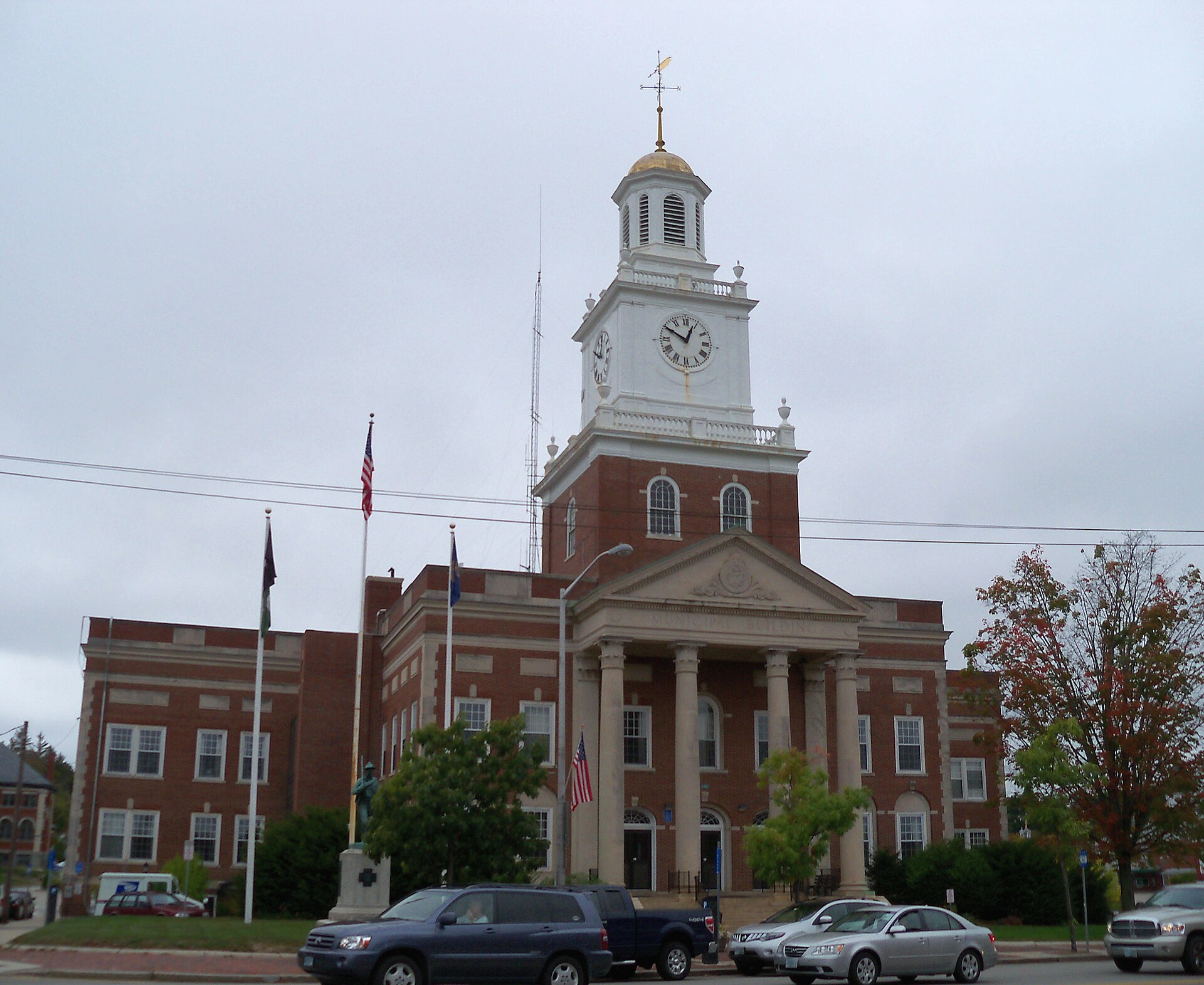 City Hall in Dover, New Hampshire, USA.